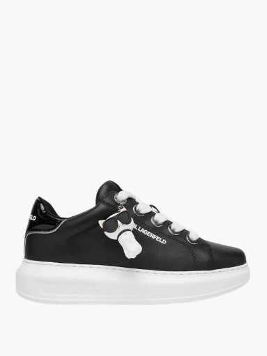 Karl Lagerfeld Sneaker KLL303 Kapri Konstellation Lo Black Lthr W/Silver