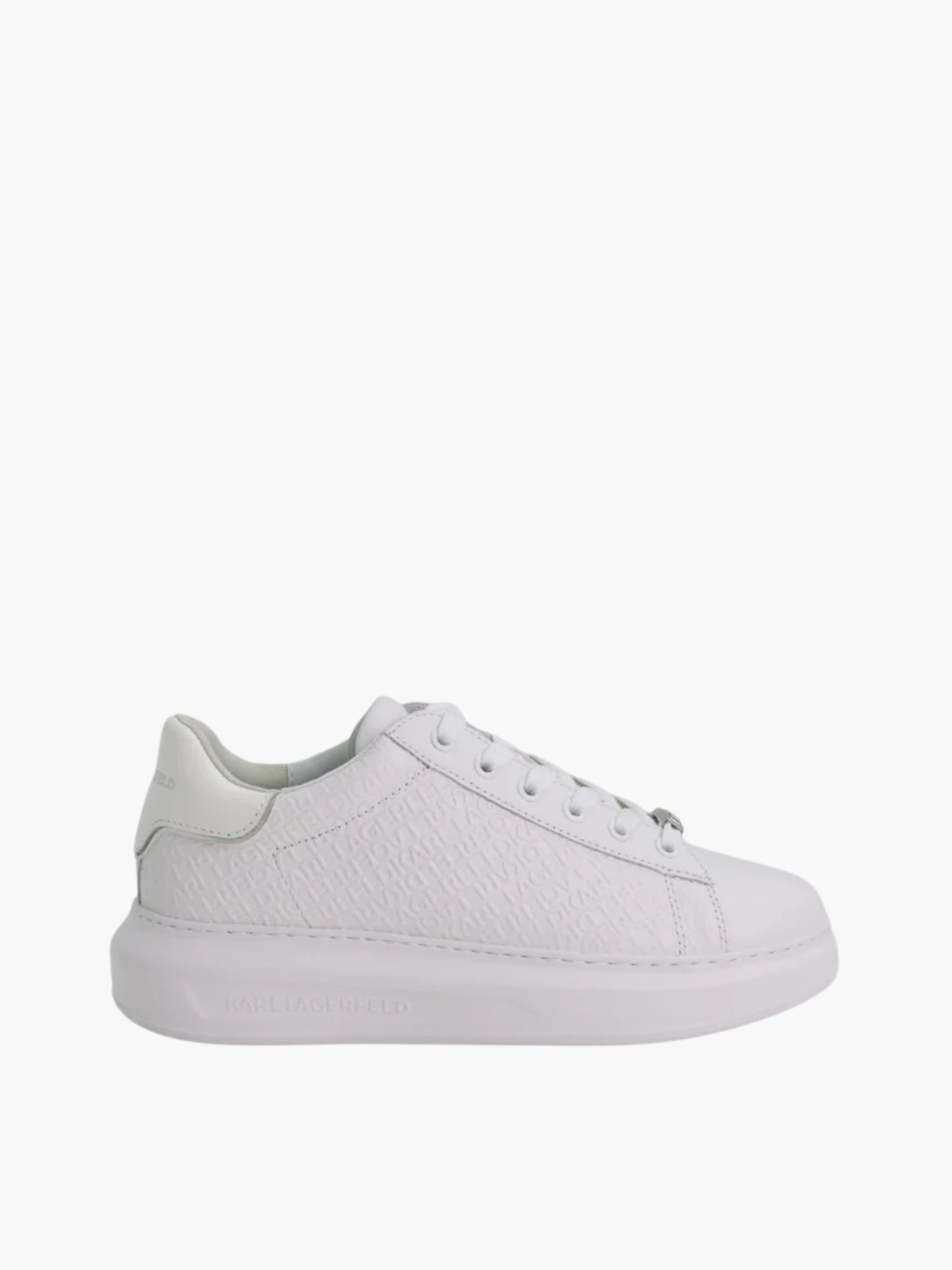 Karl Lagerfeld Sneakers Kapri Emboss Lo Lace White