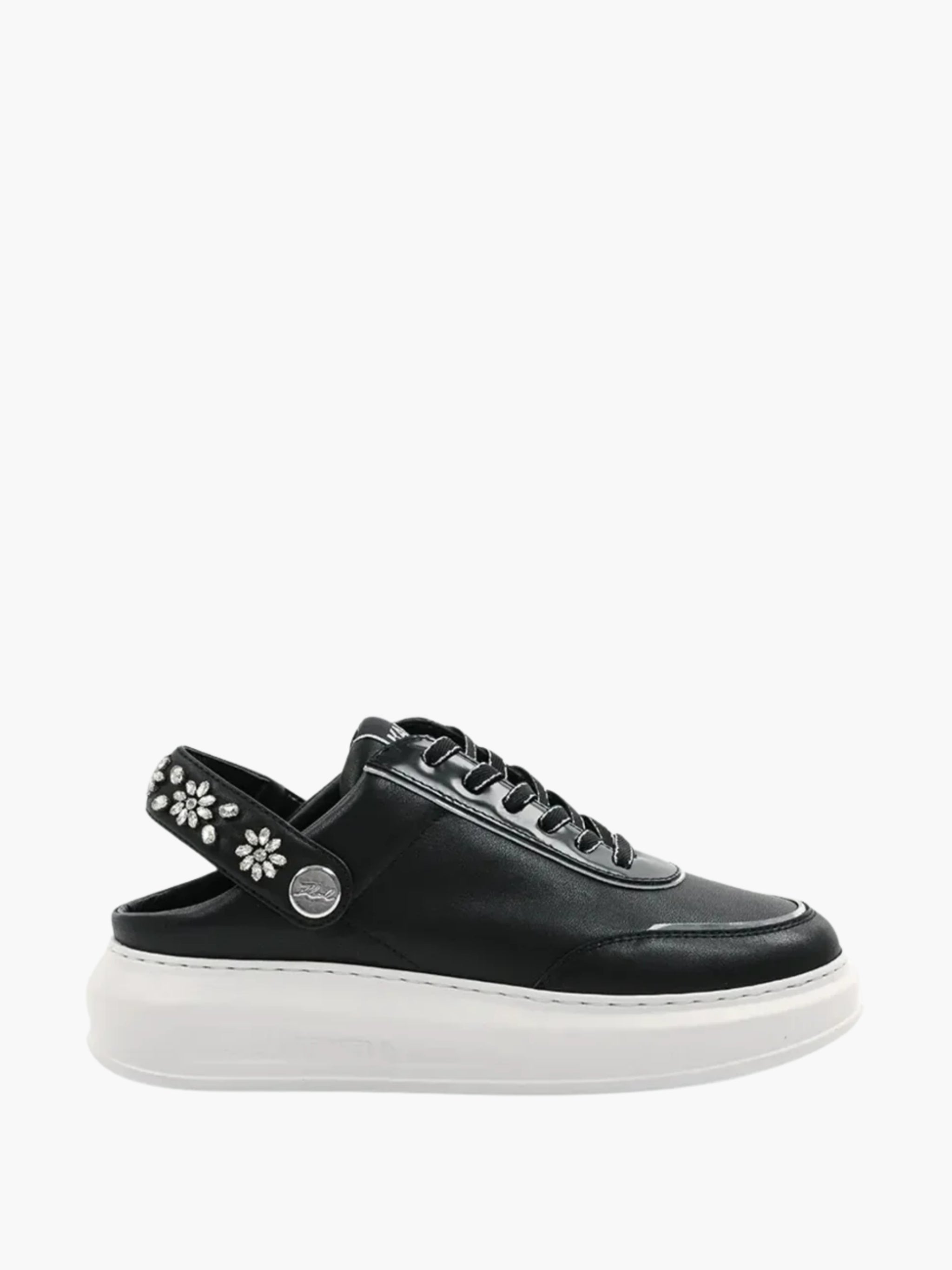 Karl Lagerfeld Sneaker Kll341 Ladies Kapri Florastone Sling Black