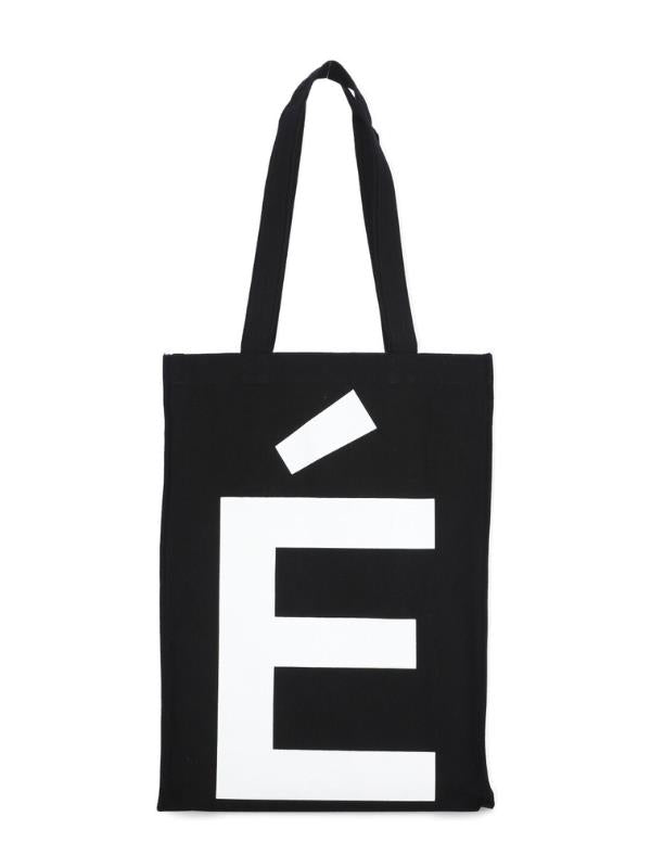 Etudes Bag Tote Big E White-Black