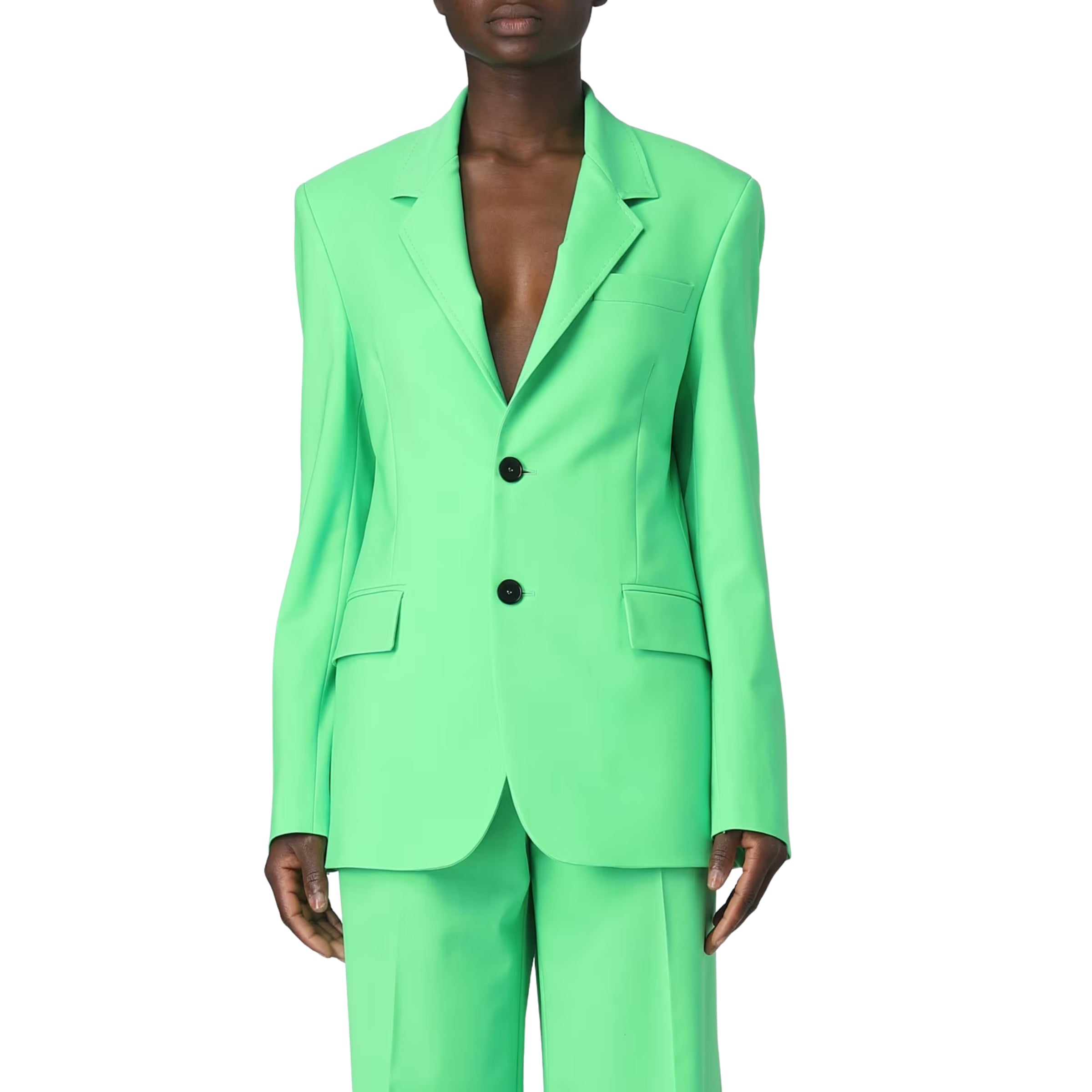 Msgm Blazer Ladies Two Button Mint