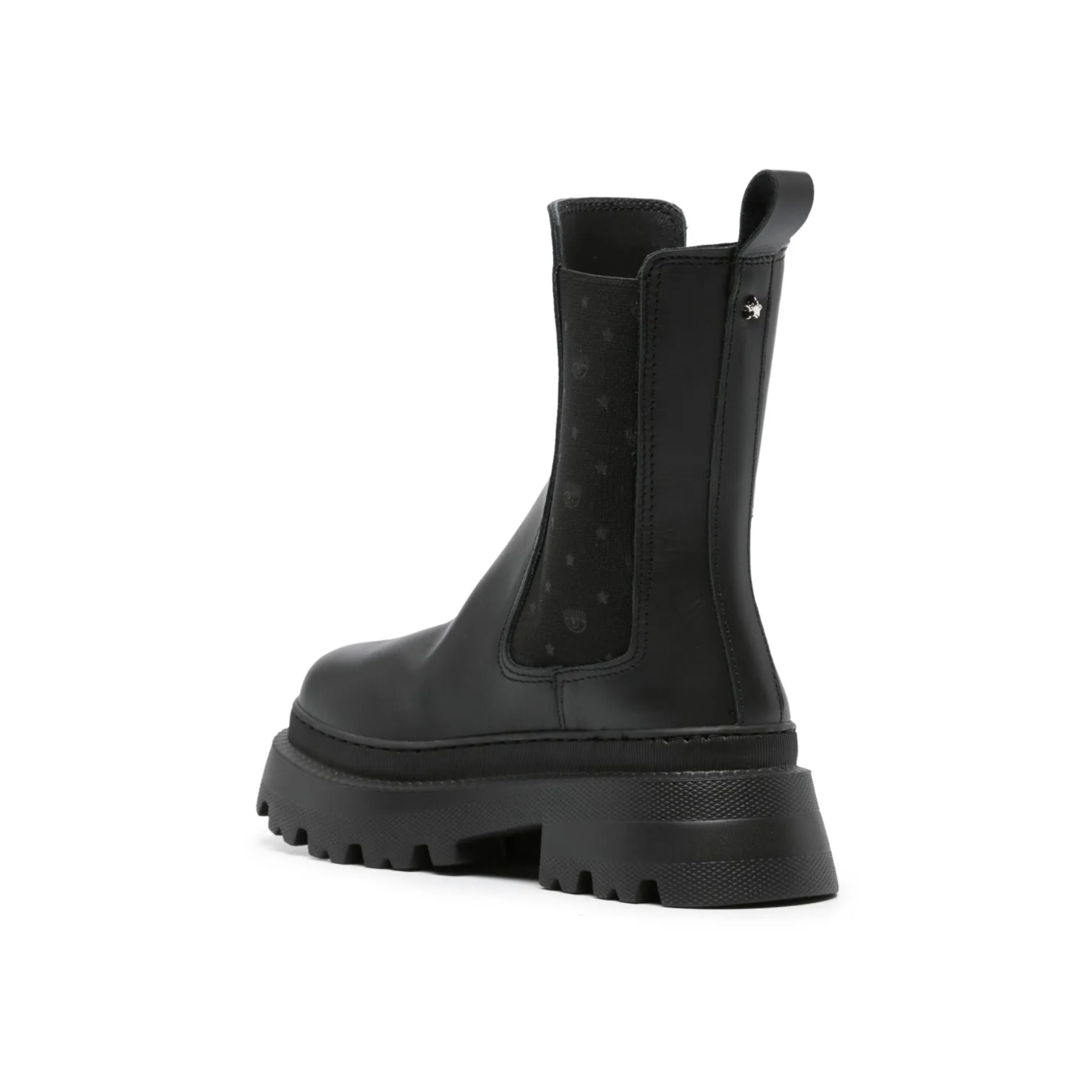 Chiara Ferragni Boot Chelsea Leather Black