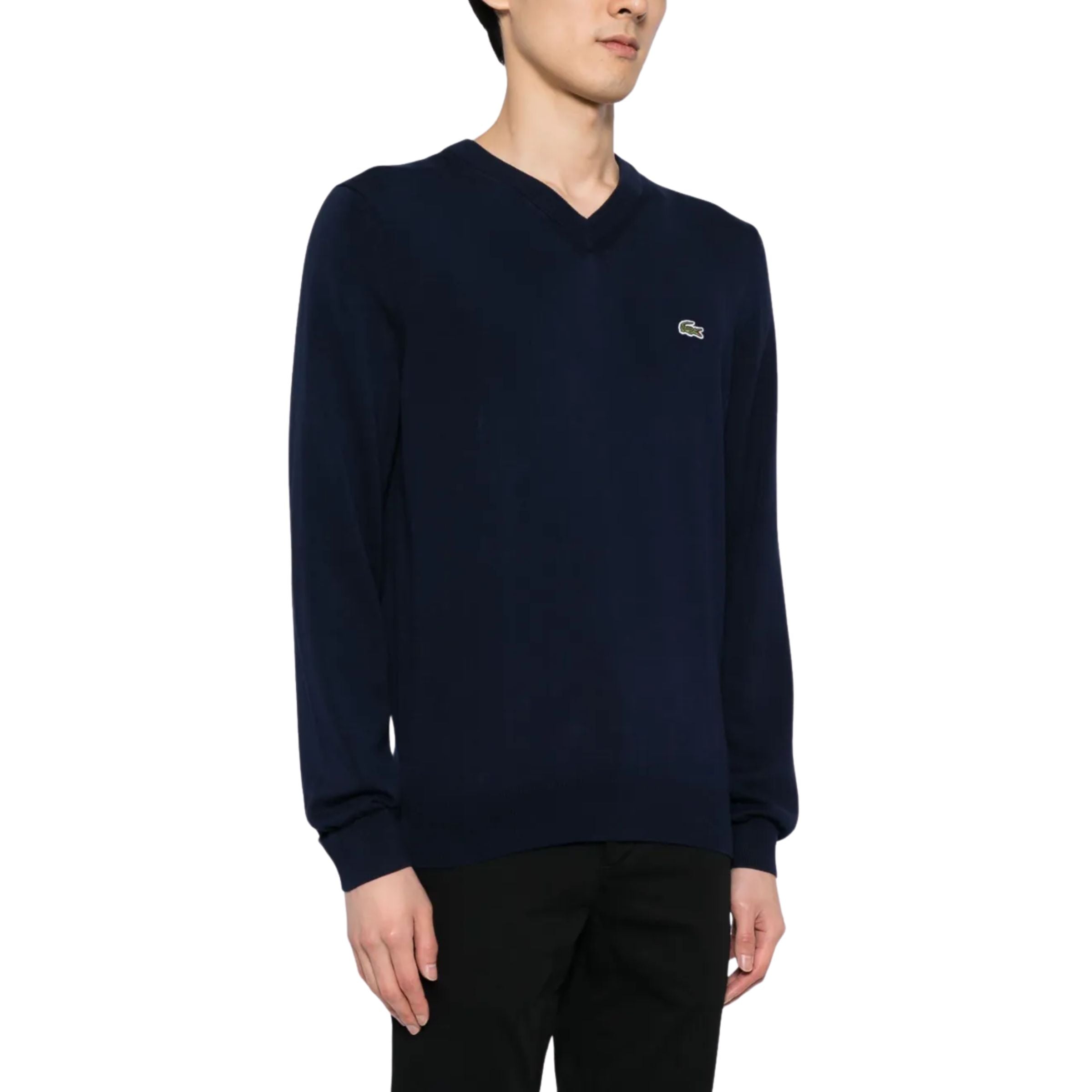 Comme Des Garcons Sweater X Lacoste Black