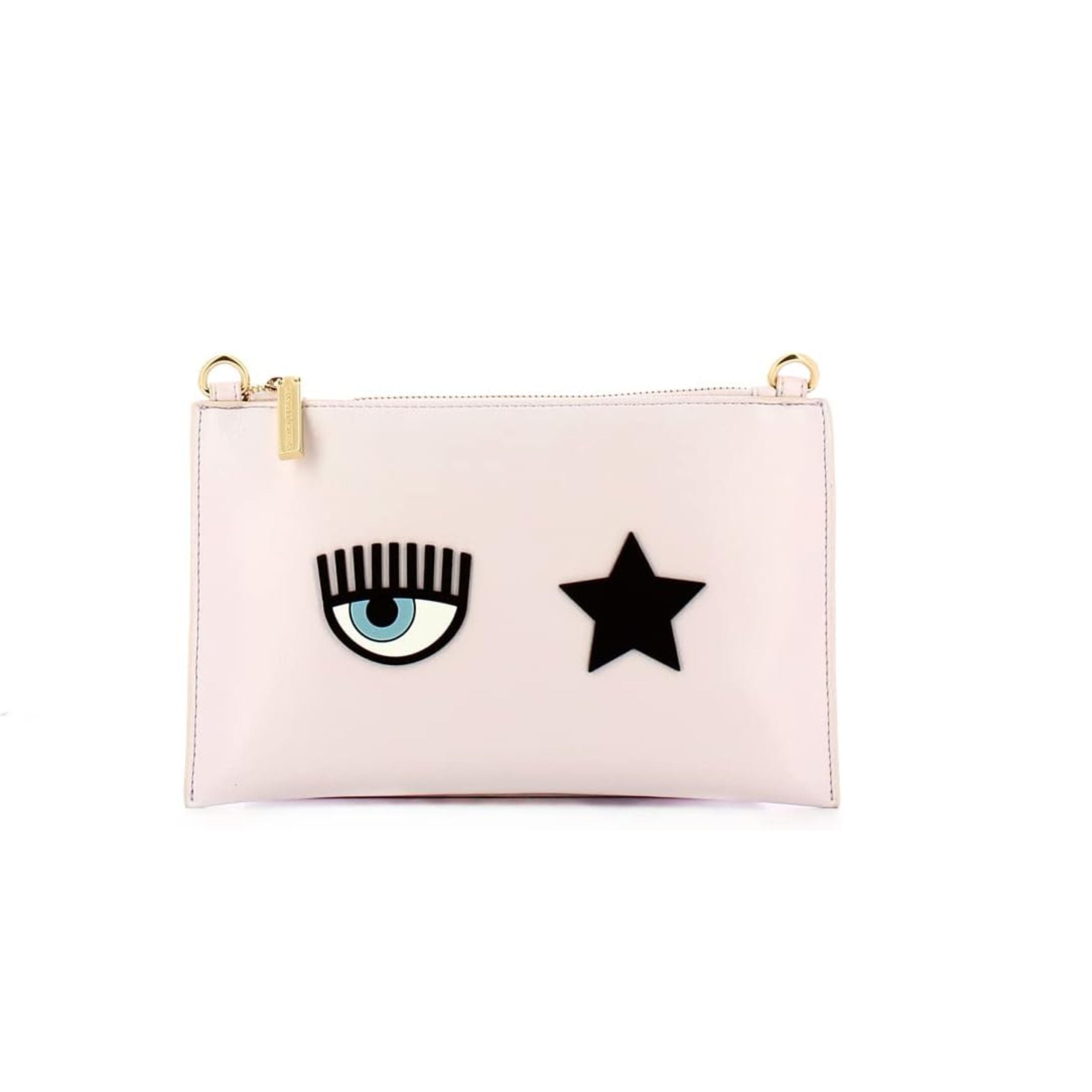 Chiara Ferragni Bag Purse Eye Star Logo Grey