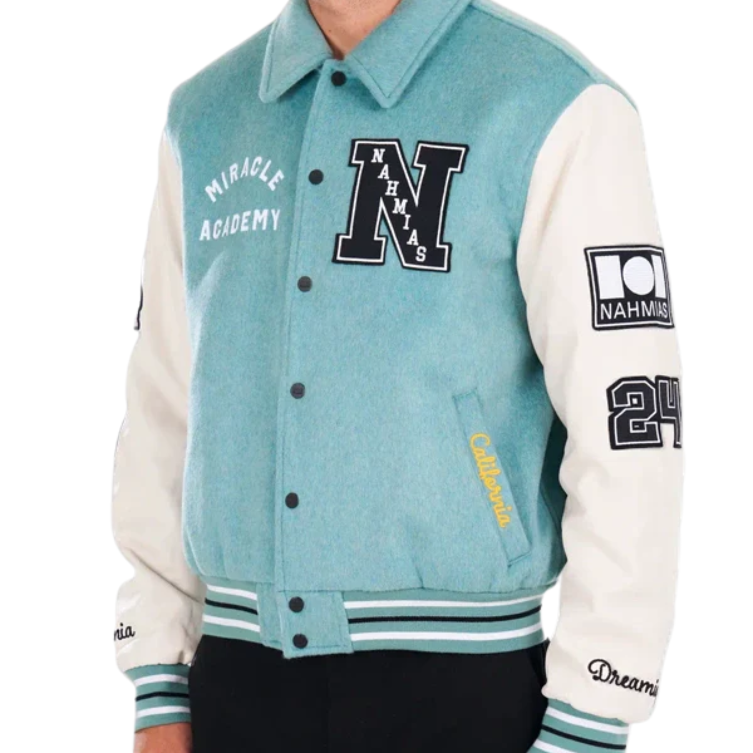 Nahmias Jacket Mermaid Varsity Marine Blue