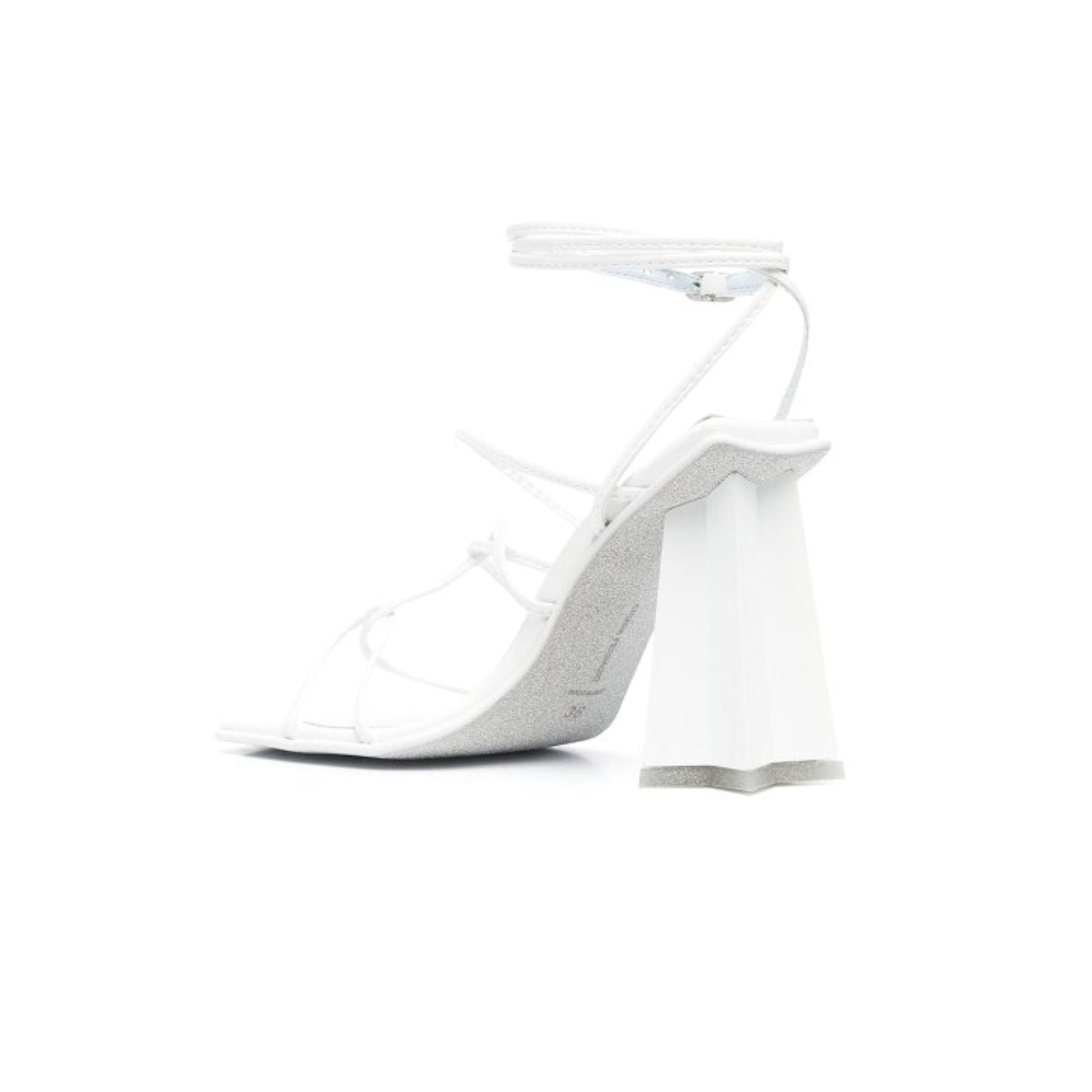 Chiara Ferragni Heel Star Cable White