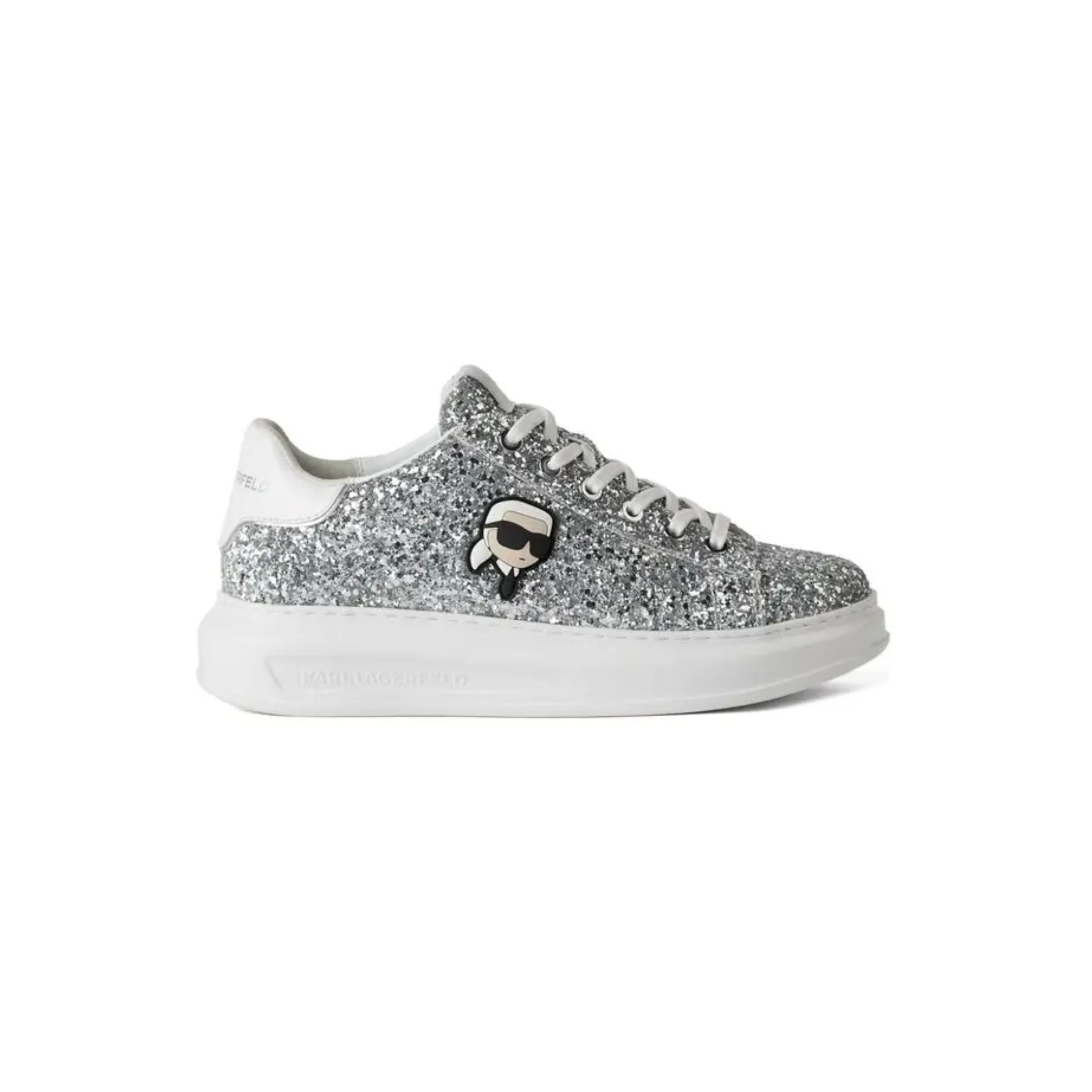 Karl Lagerfeld Sneaker Kapri Karl Glitter Silver