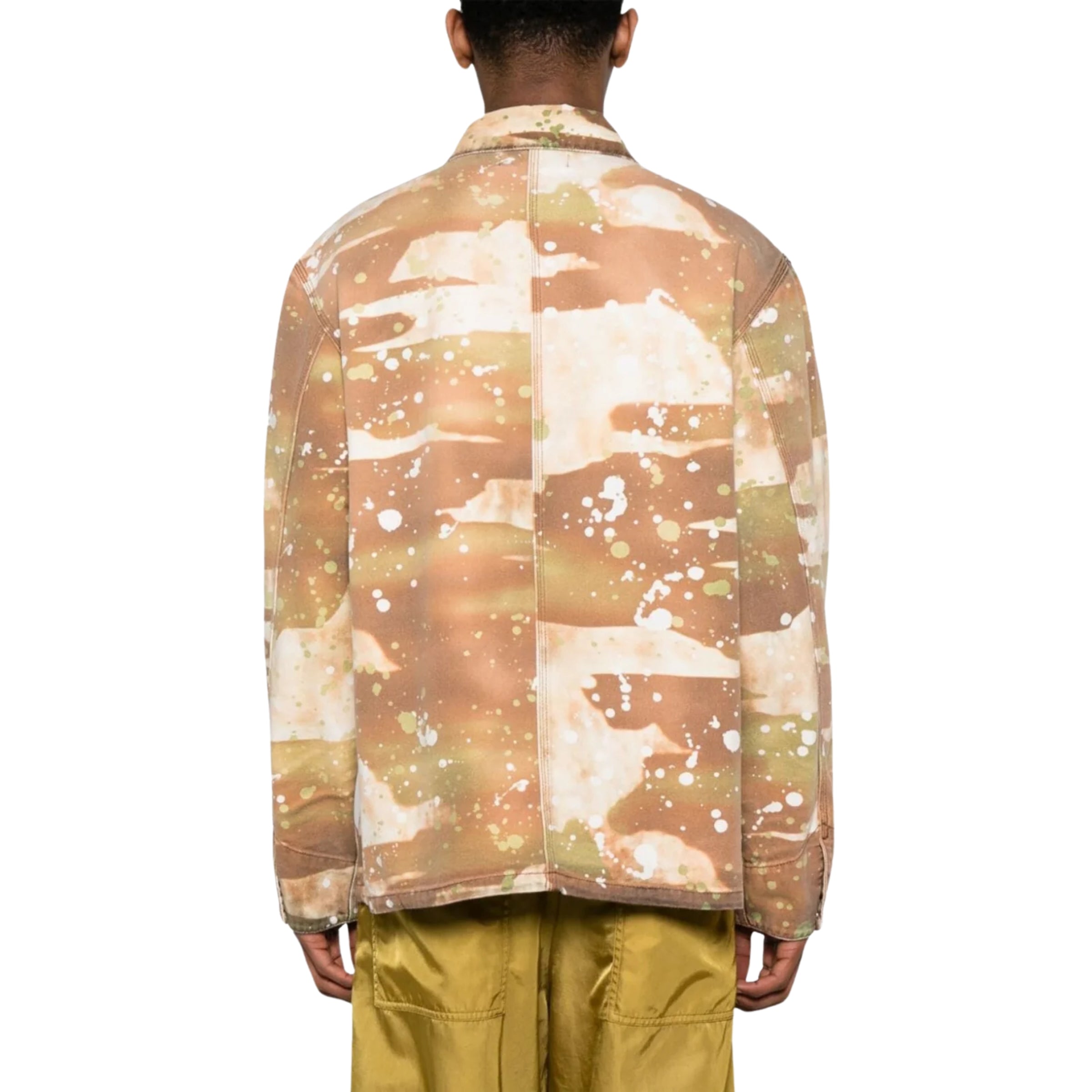 Msgm Jacket Allover Print Camo