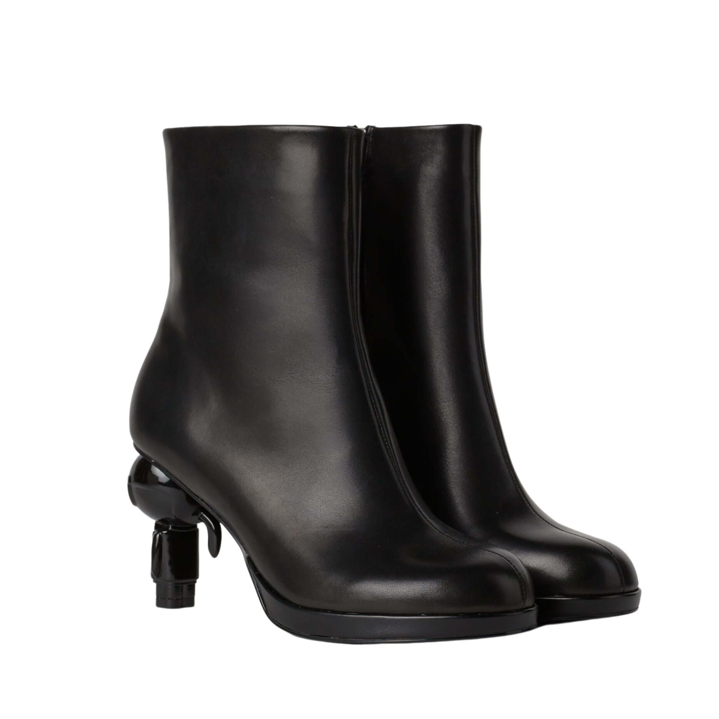 Karl Lagerfeld Heel Ikon Island Midi Zip Black