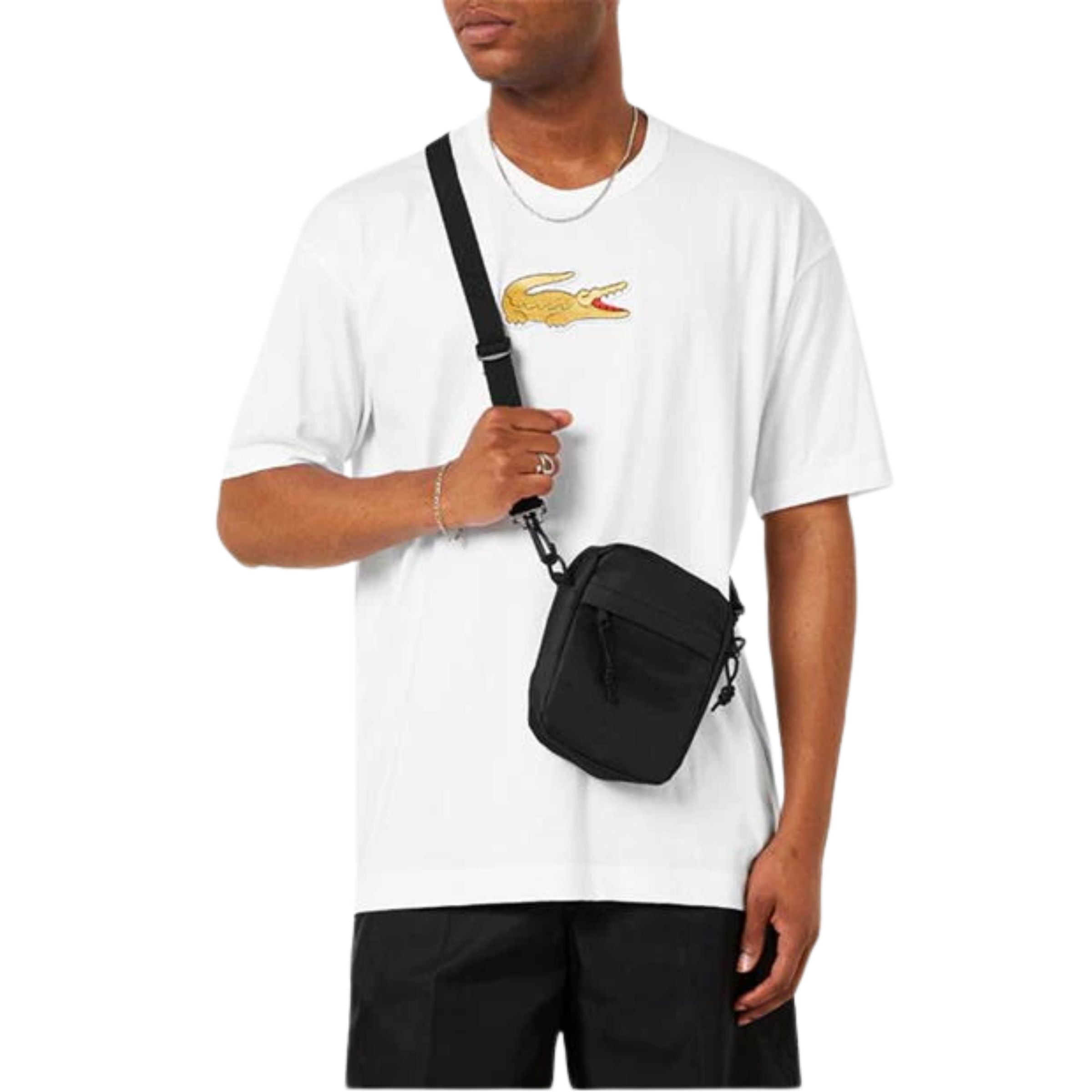 Comme Des Garcons T-Shirt X Lacoste White