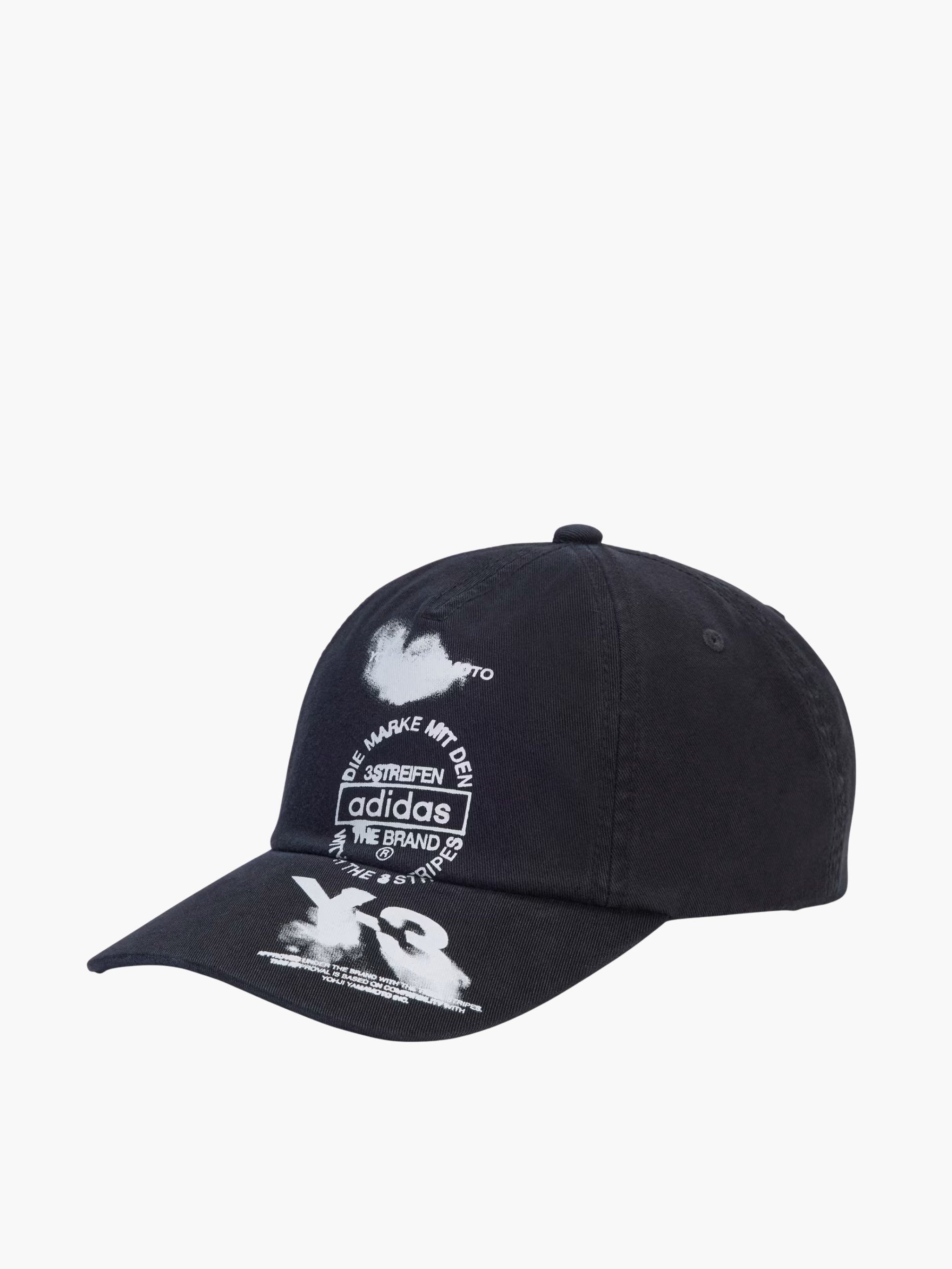 Y-3 Cap Graphic Print Black