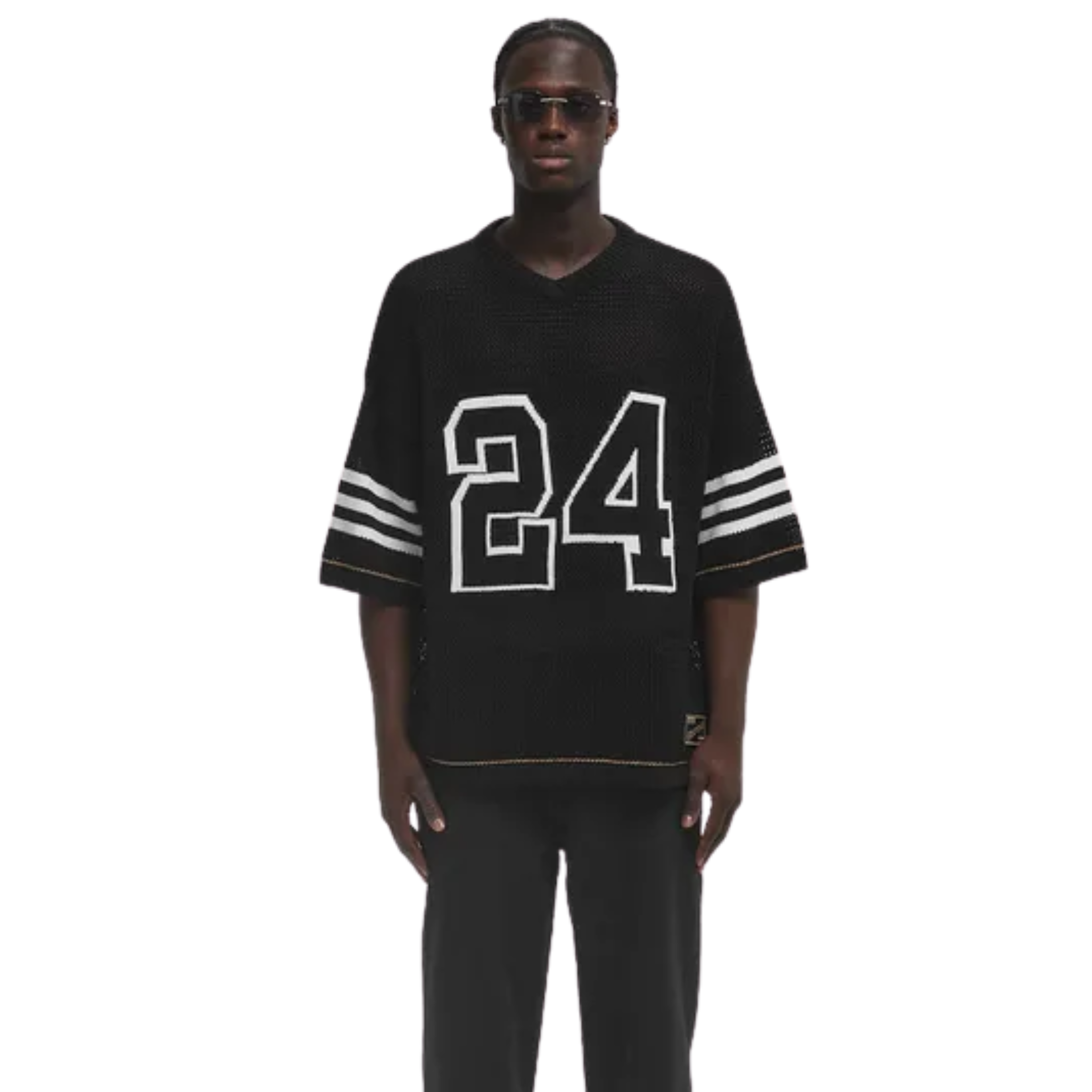 Nahmias T-Shirt Knit 24 Football Black