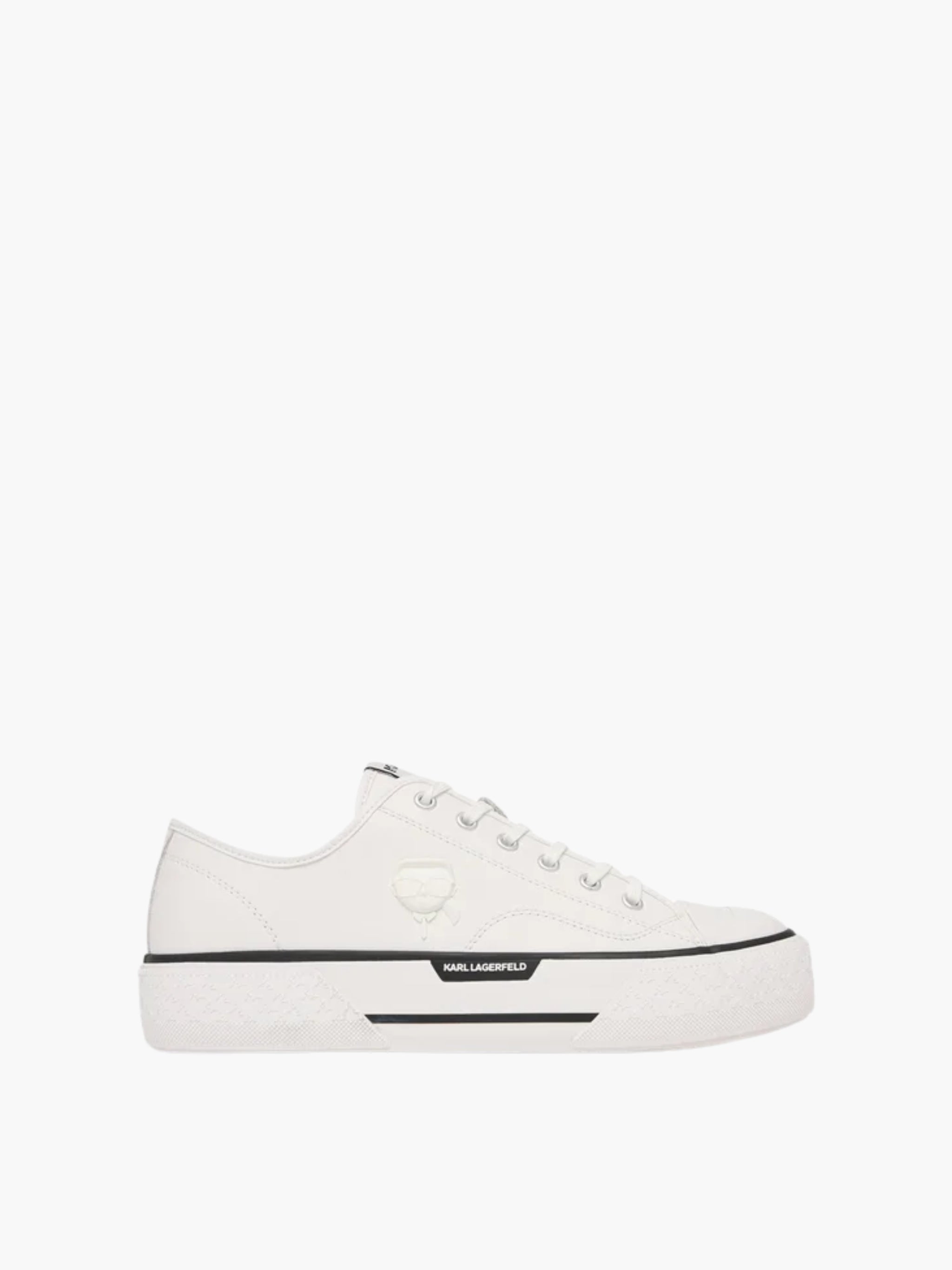 Karl Lagerfeld Sneaker KL586 Kampus Max Iii Nft Relief Lo Lace White Lthr