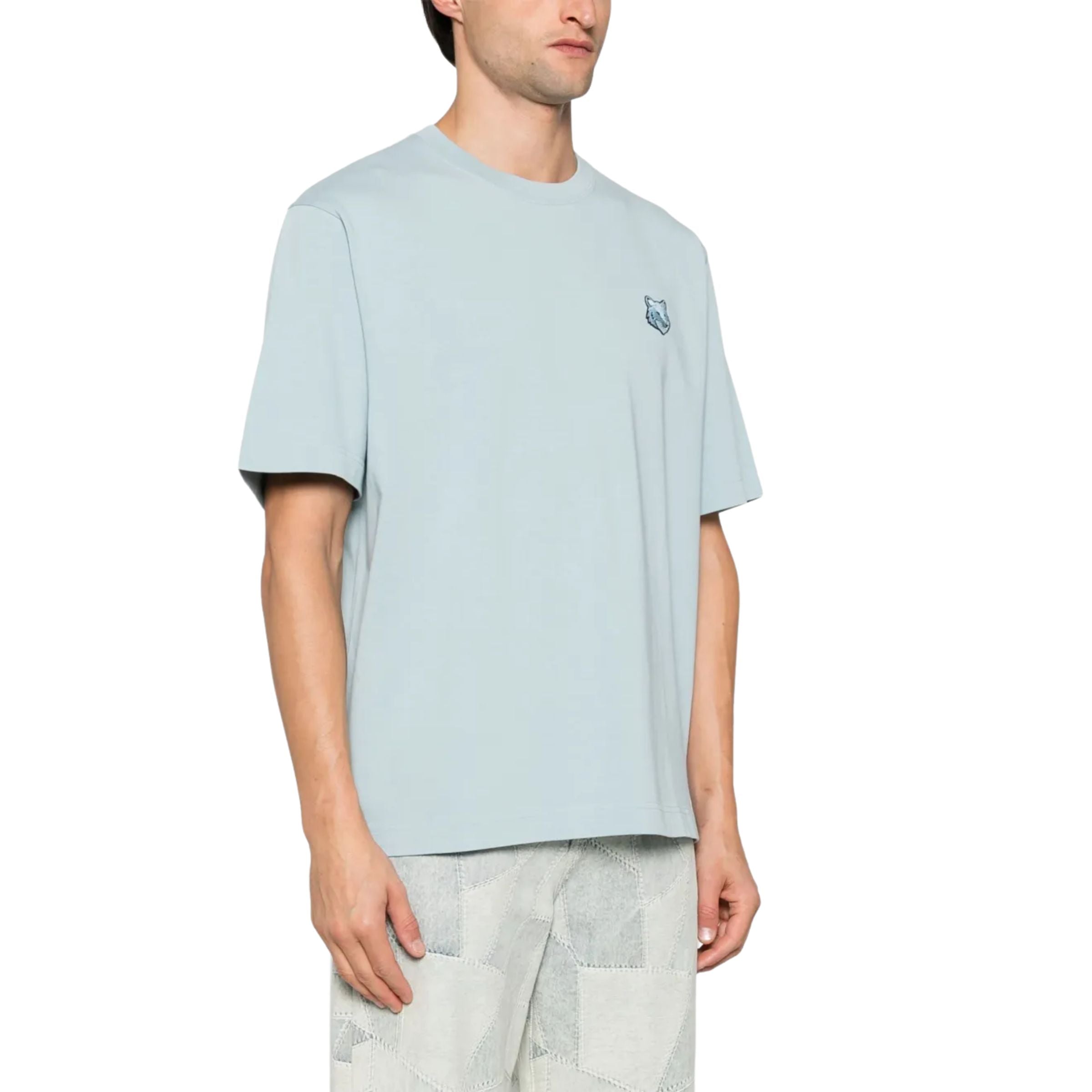 Maison Kitsune T-Shirt Fox Head Patch Placid