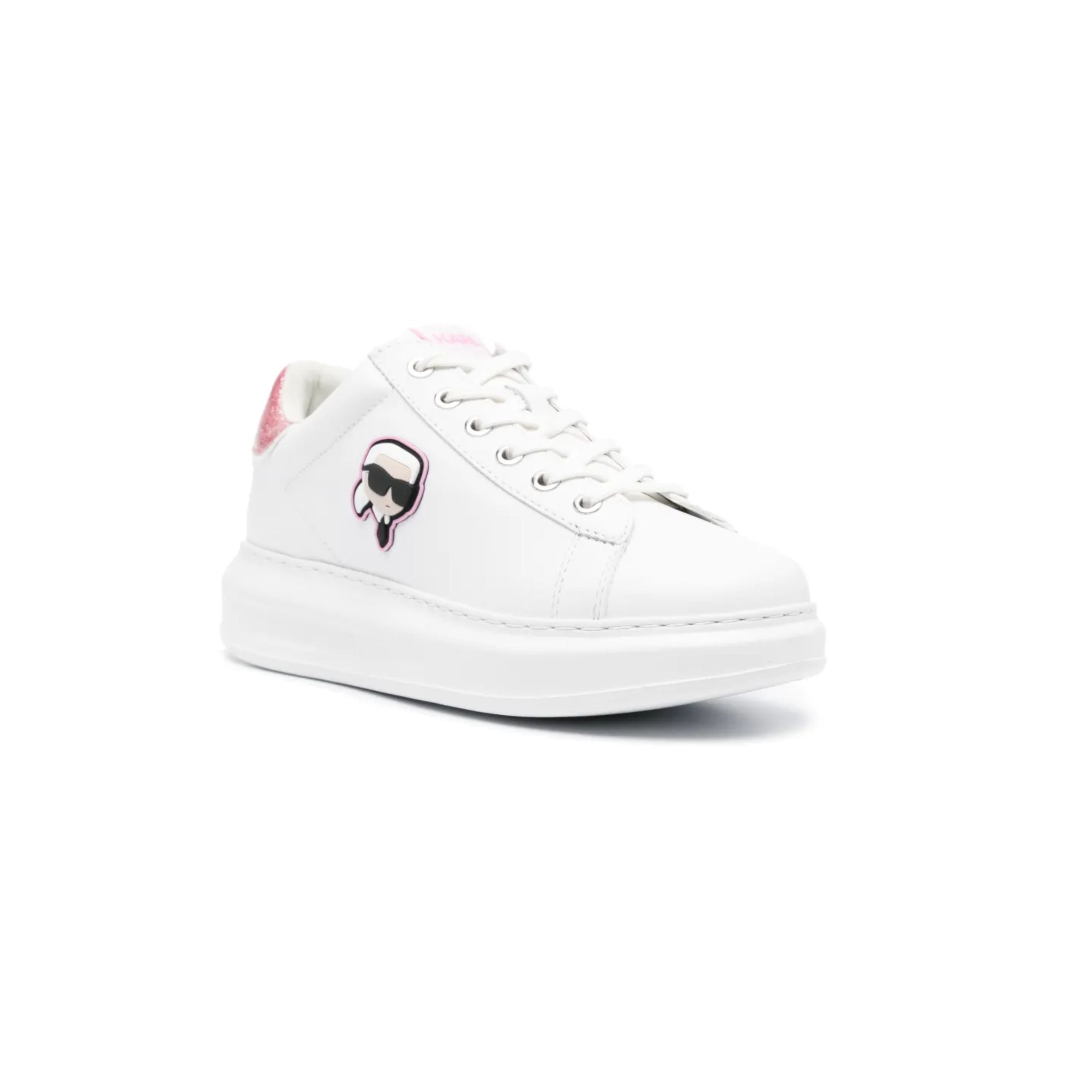 Karl Lagerfeld Sneaker Ladies Kapri Karl White-Pink