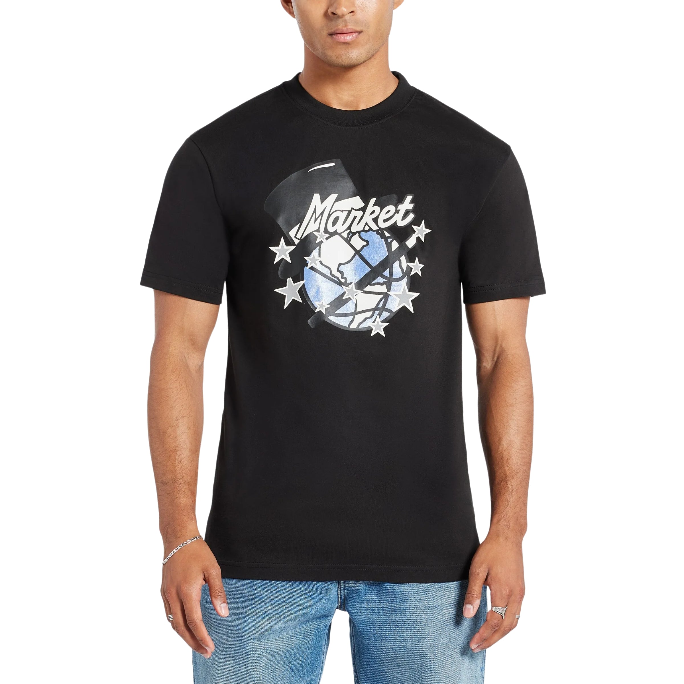 Market T-Shirt Magic Show Black