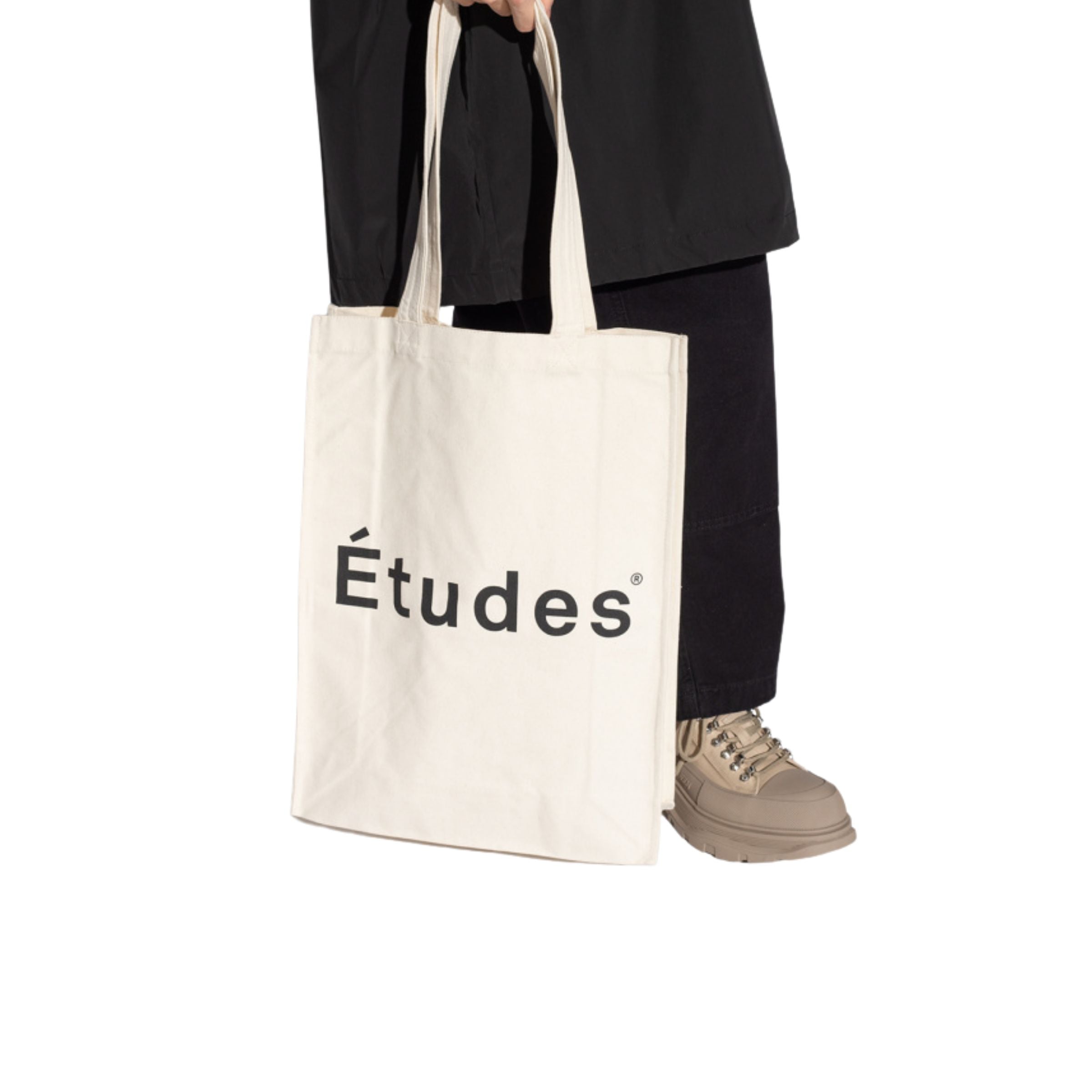 Etudes Bag Tote Logo White