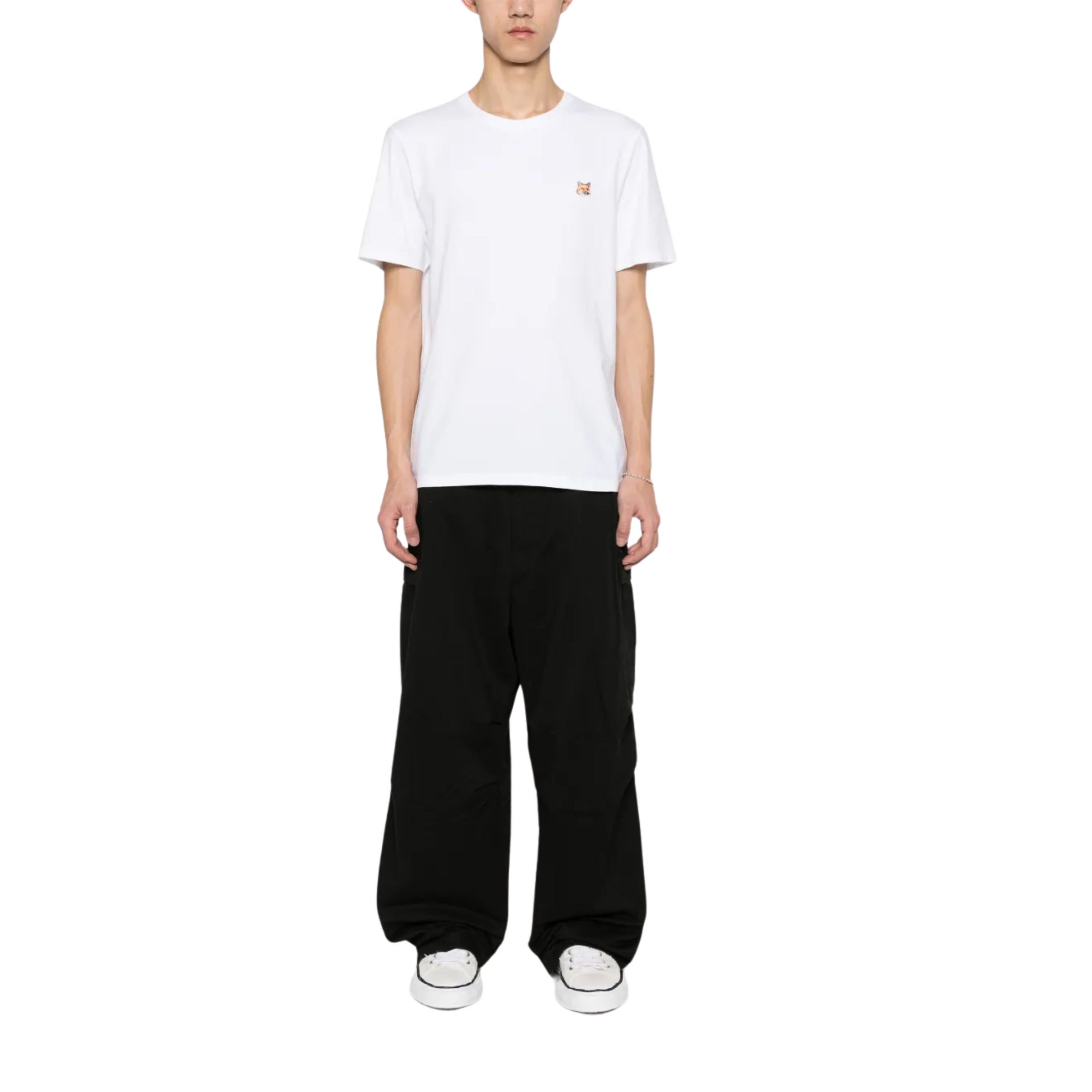 Maison Kitsune T-Shirt Fox Head Patch White