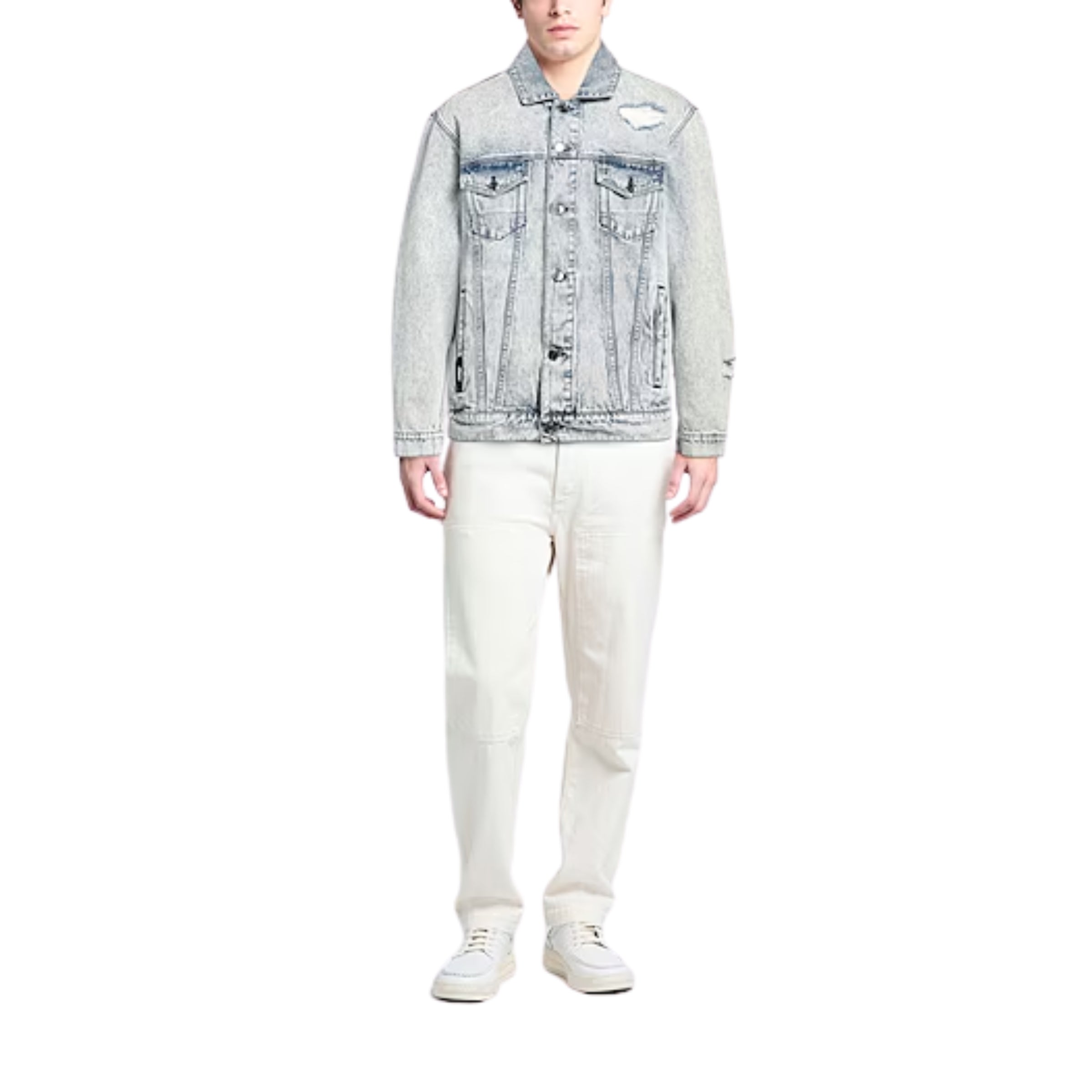Msgm Jacket Giubbino Denim