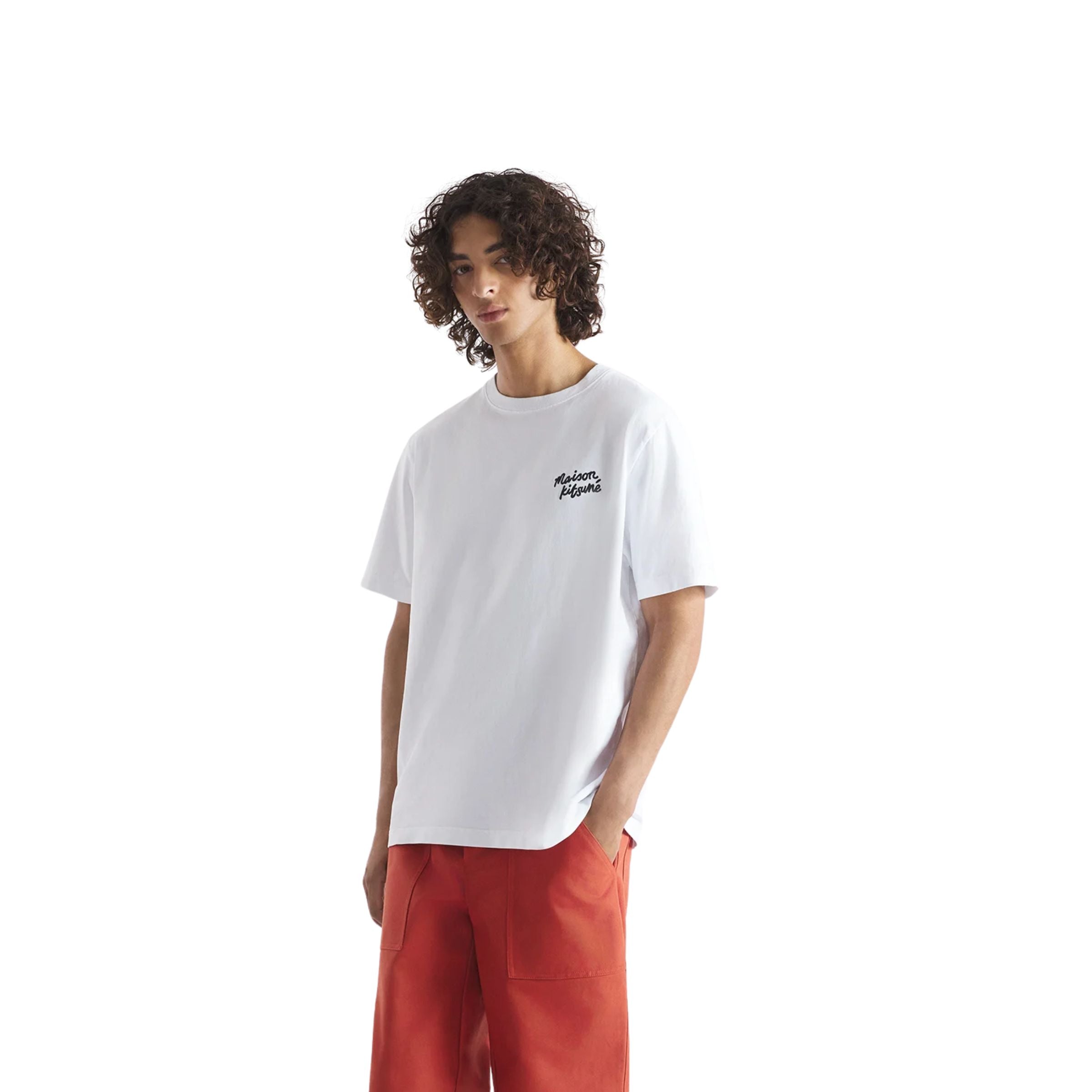 Maison Kitsune T-Shirt Logo White