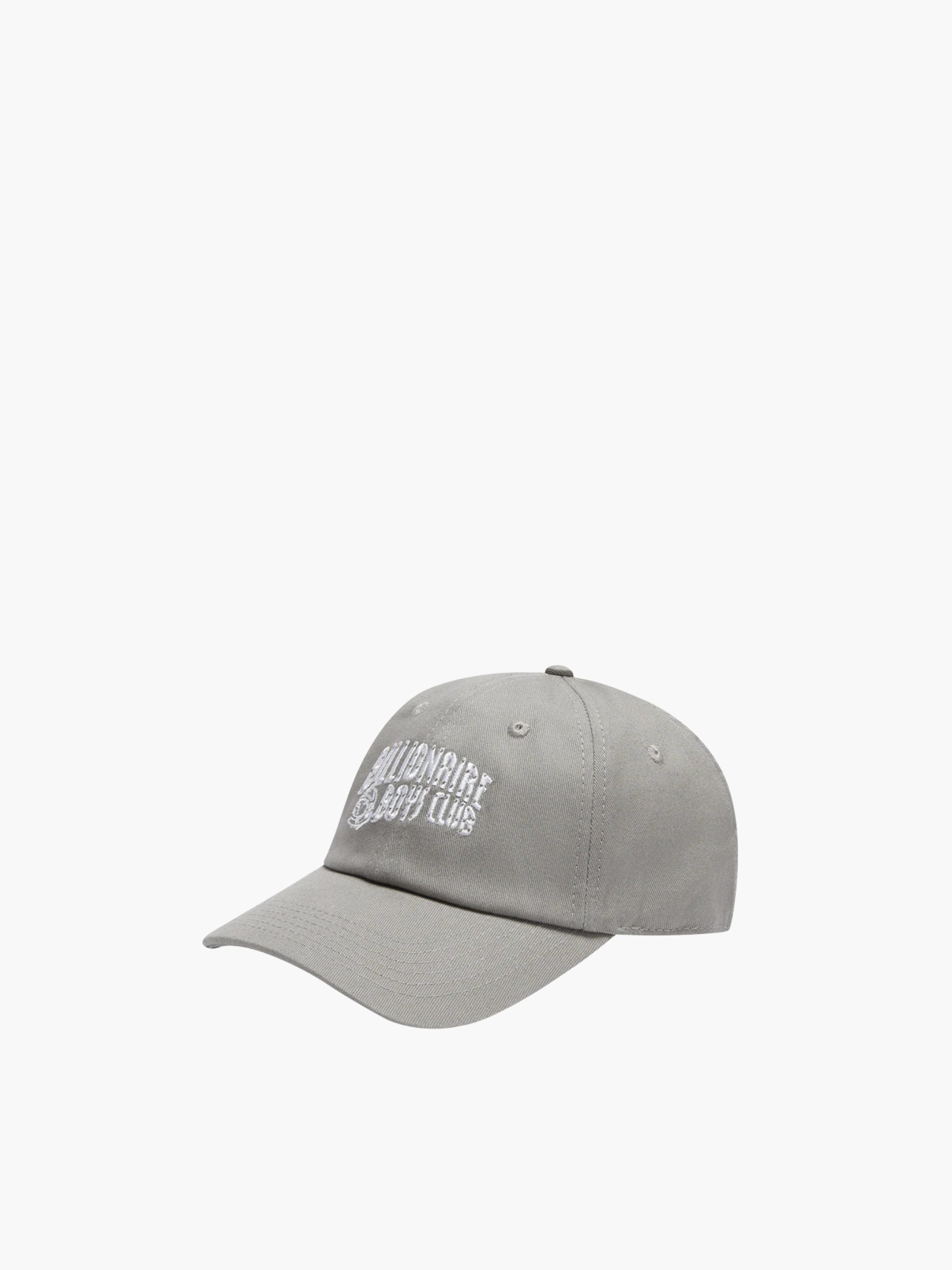 Billionaire Boys Club Cap Flat Grey Arch Logo Curved Visor Grey