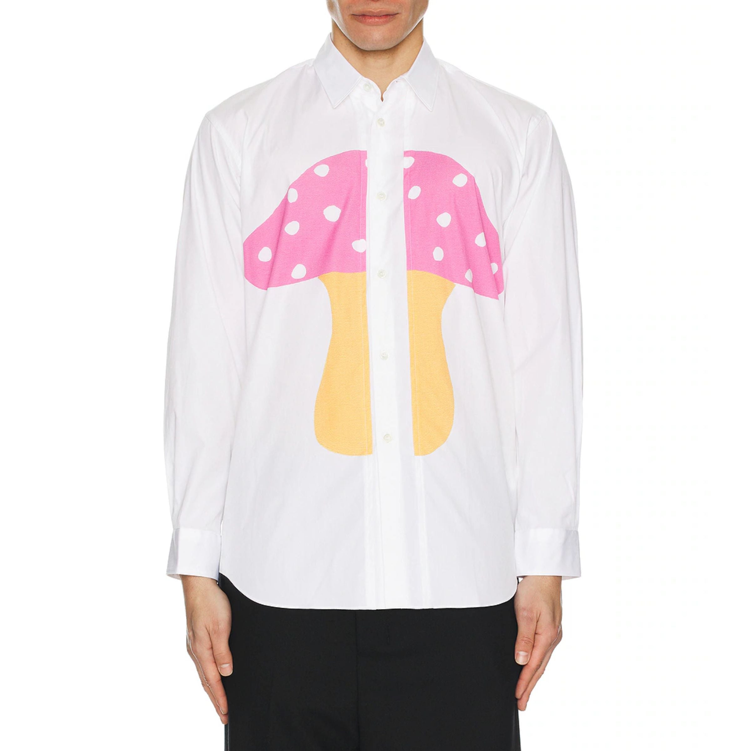 Comme Des Garcons Shirt Mushroom White