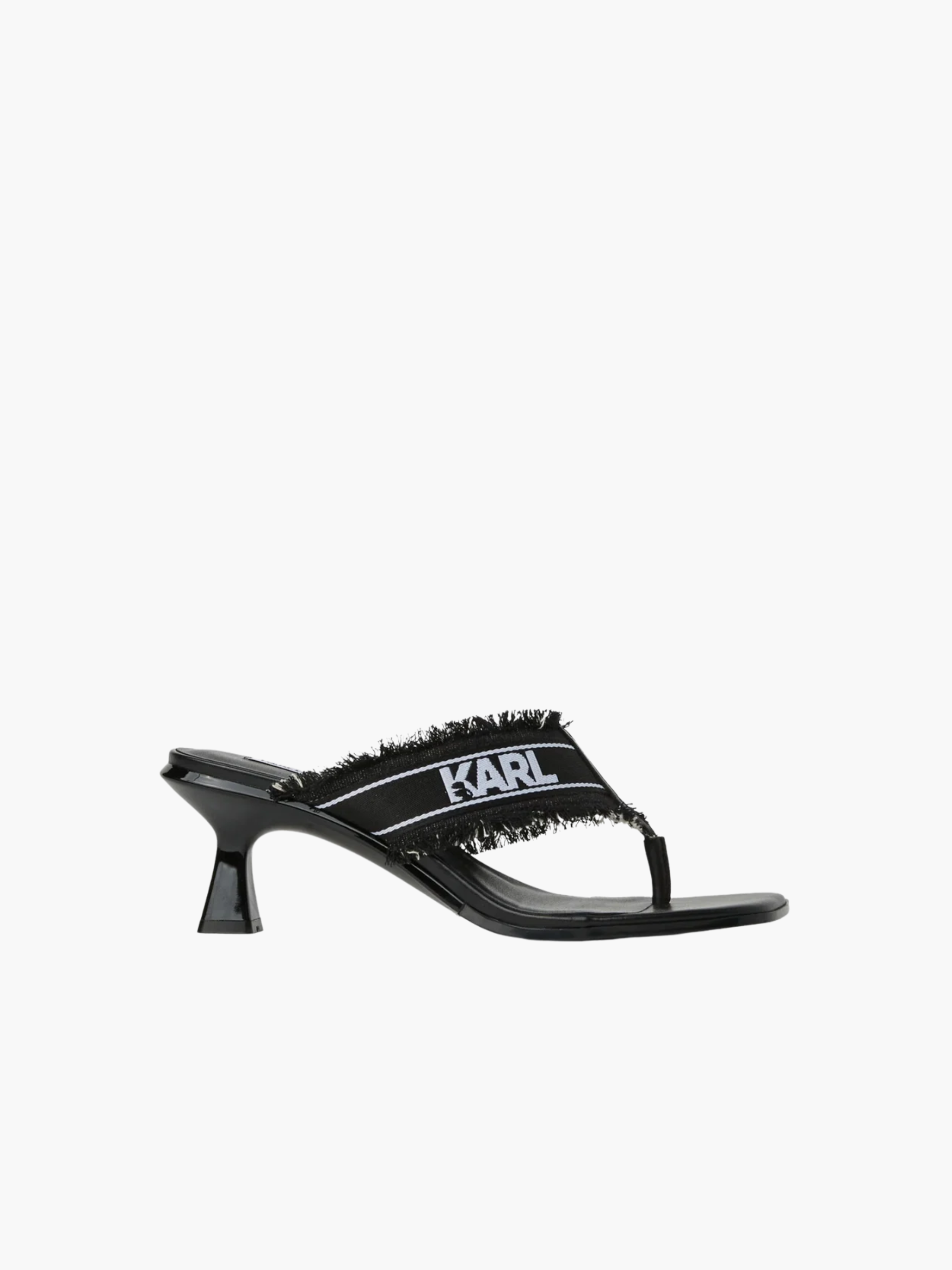 Karl Lagerfeld Sandal Ladies Panache Ii Denim Black