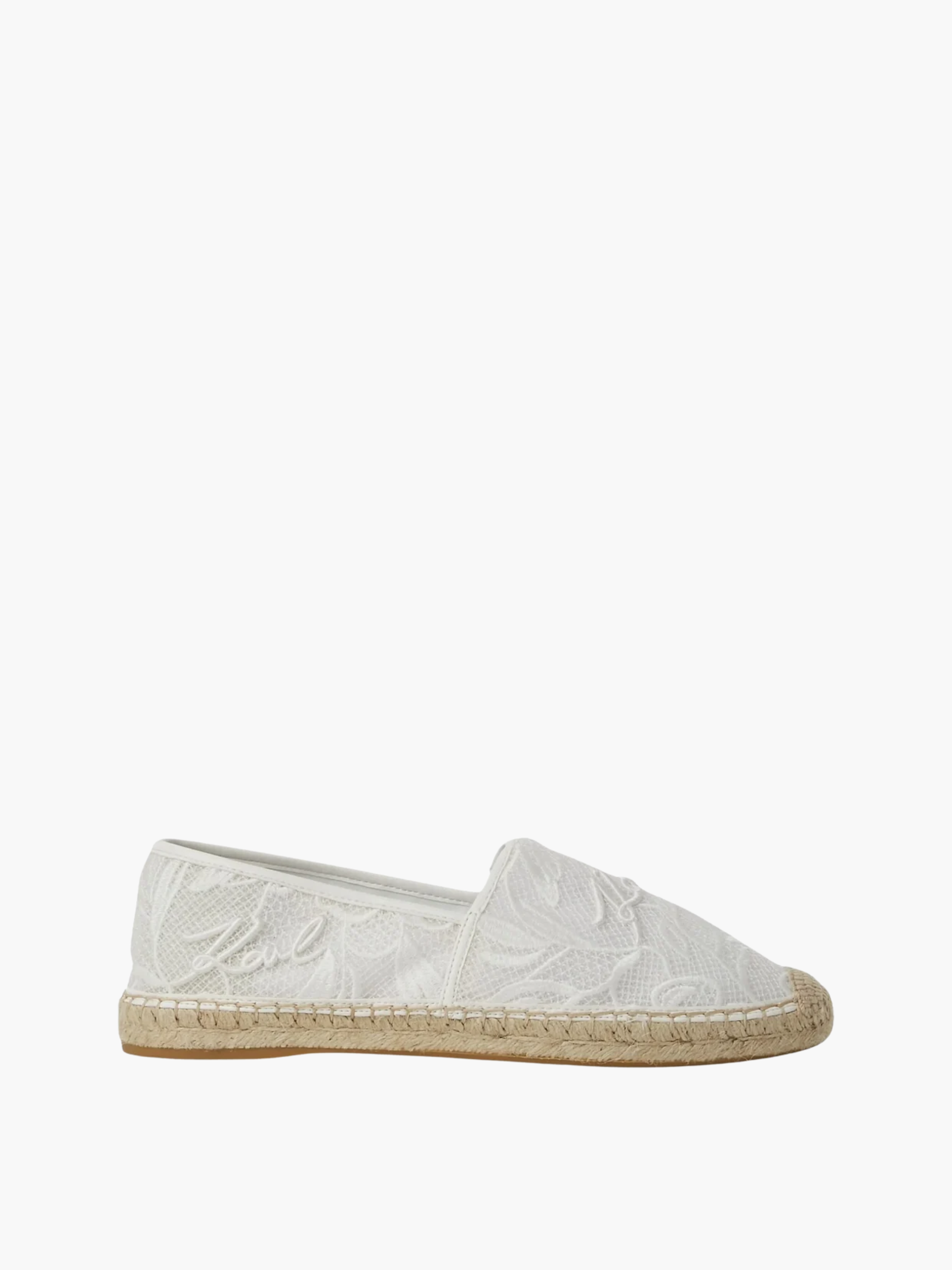 Karl Lagerfeld Slip On Ladies Kamini Orchid White