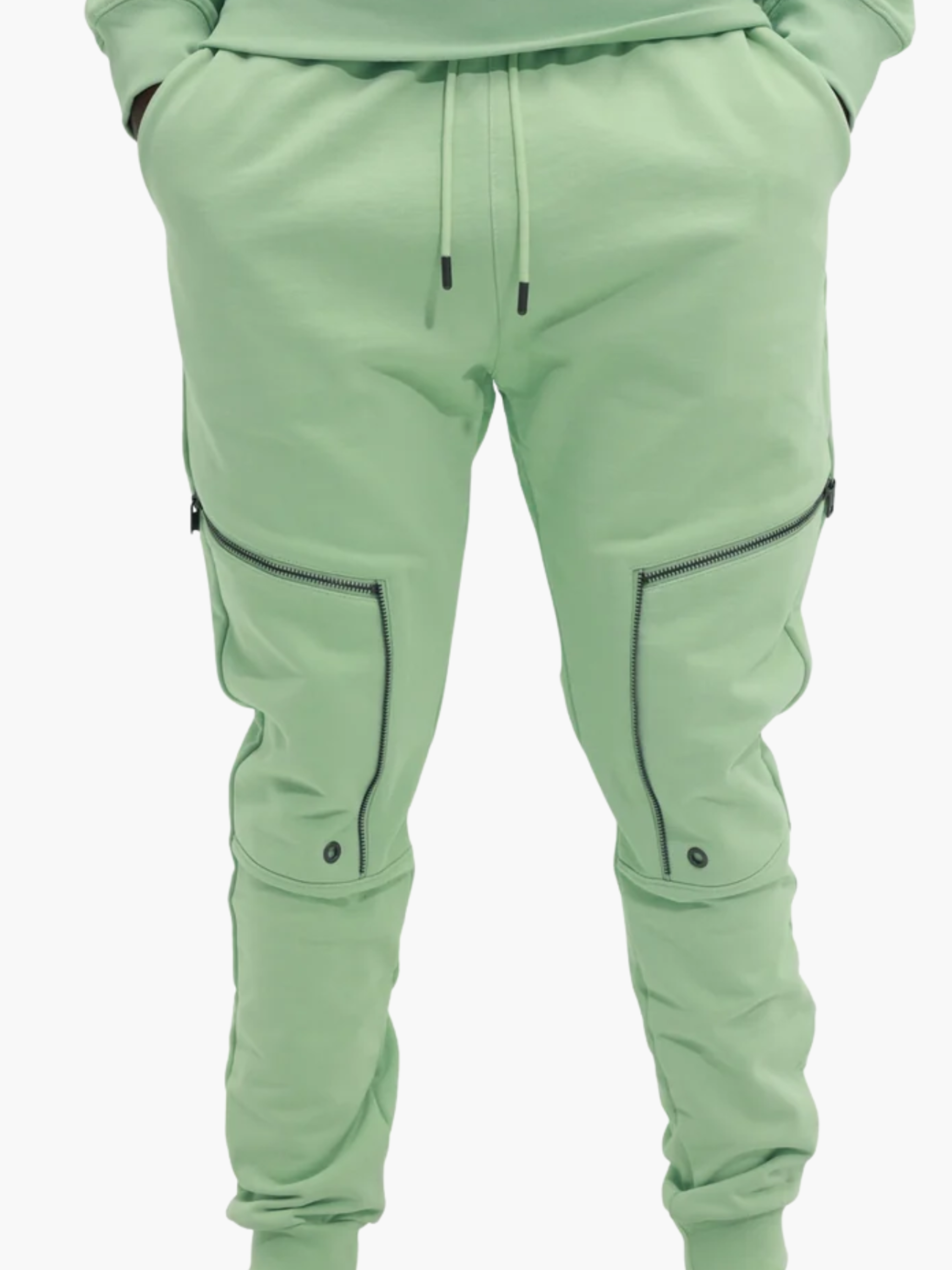 Capone Sweatpants Zipped Mint