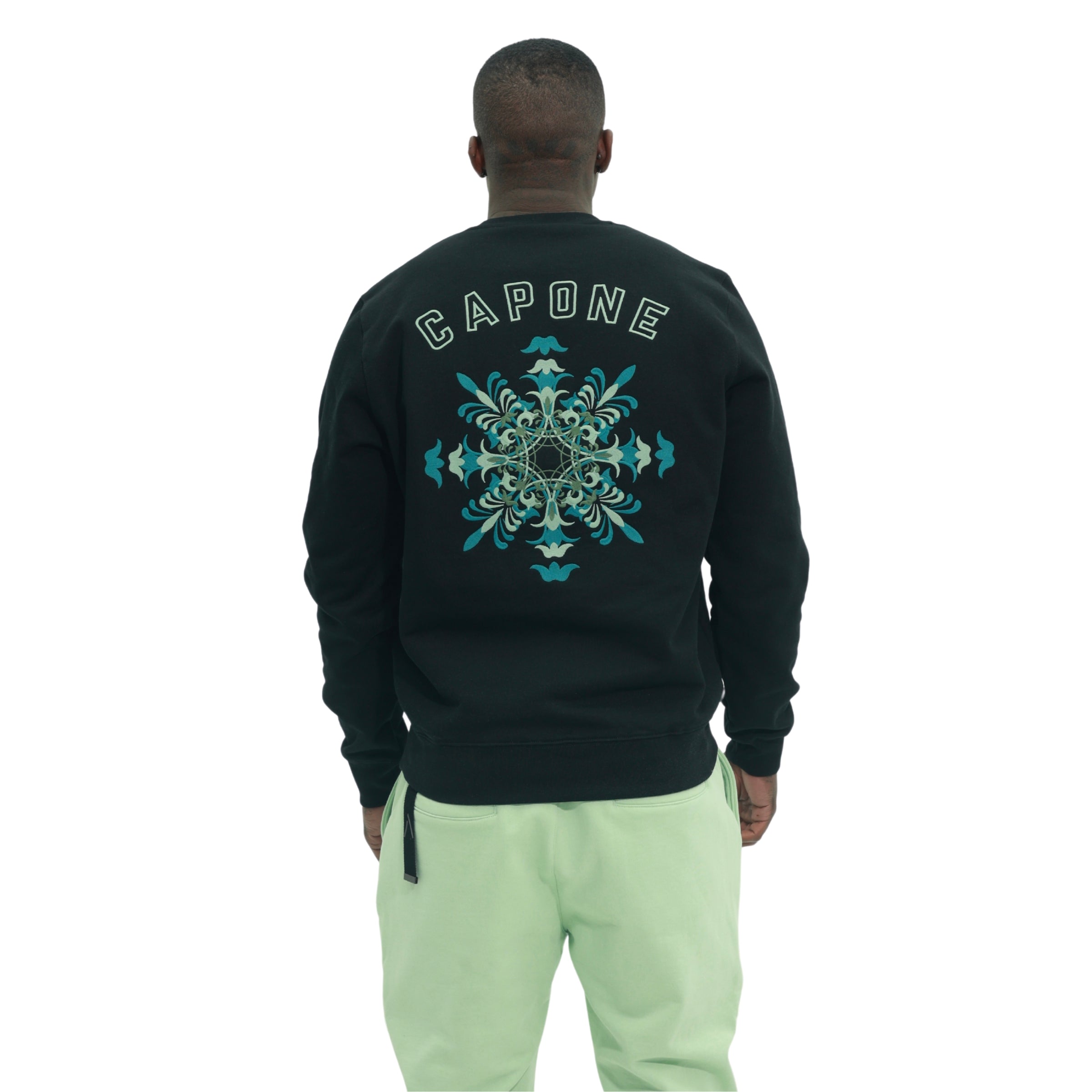 Capone Sweater Back Floral Print