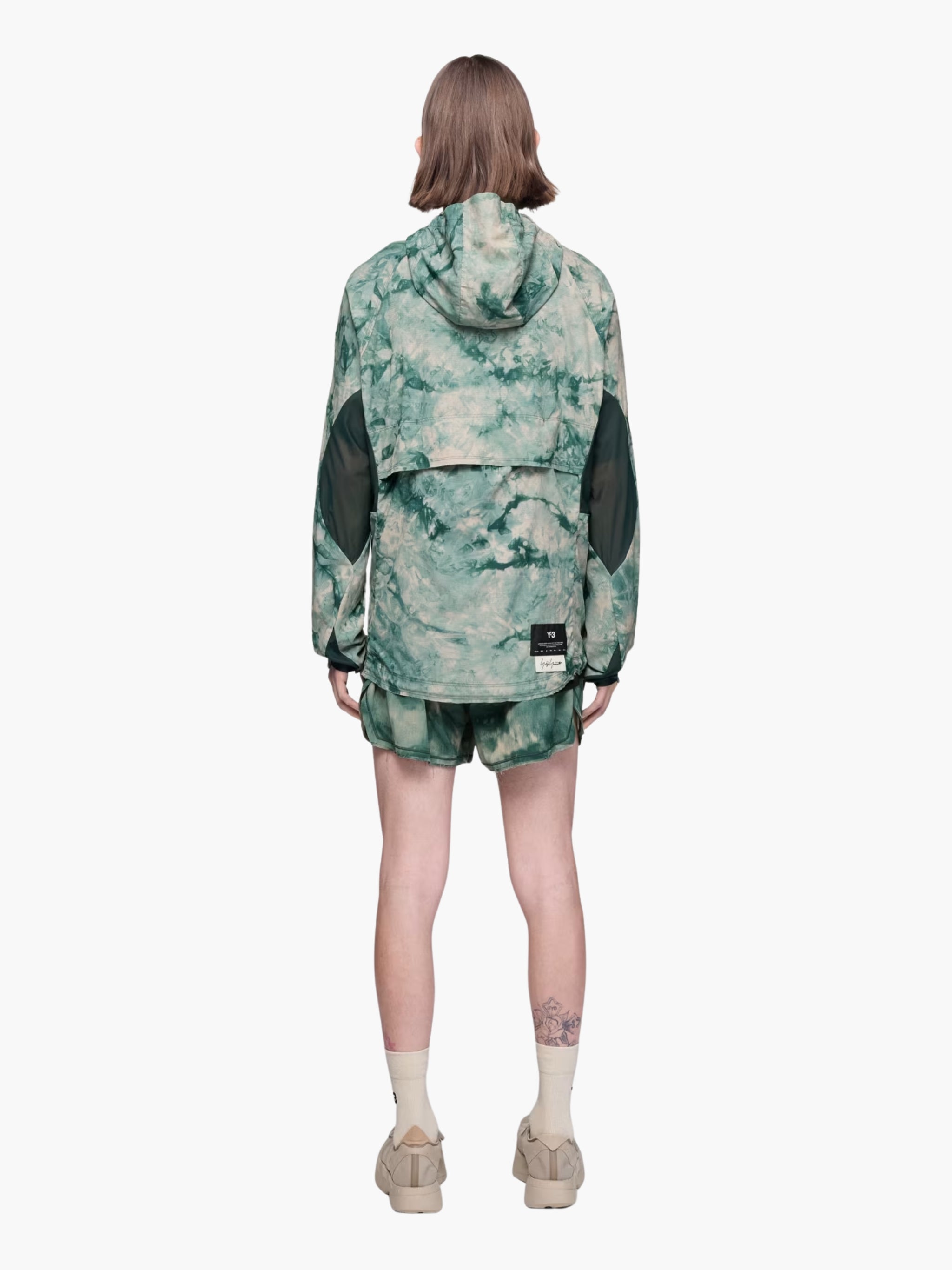 Y-3 Jacket M Aop Run Rc Multi Colour Teal