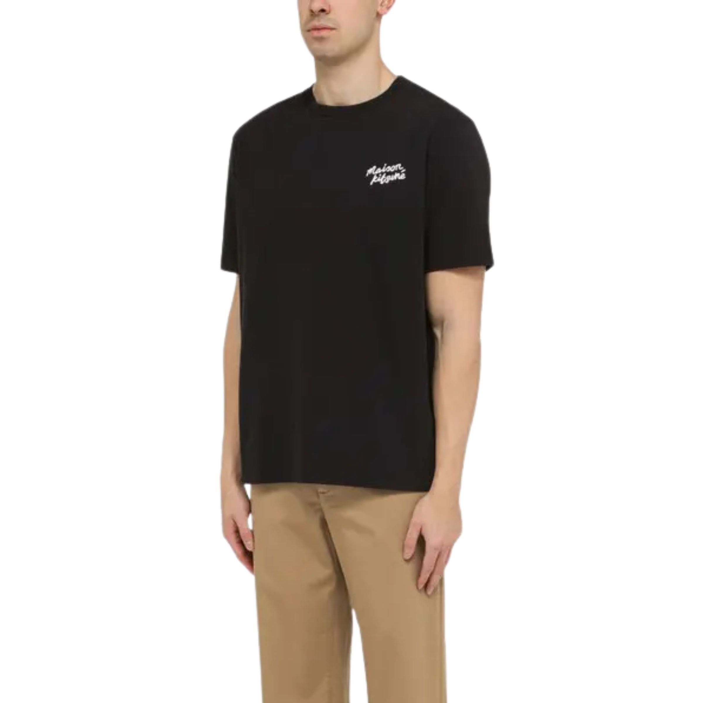 Maison Kitsune T-Shirt Logo Black