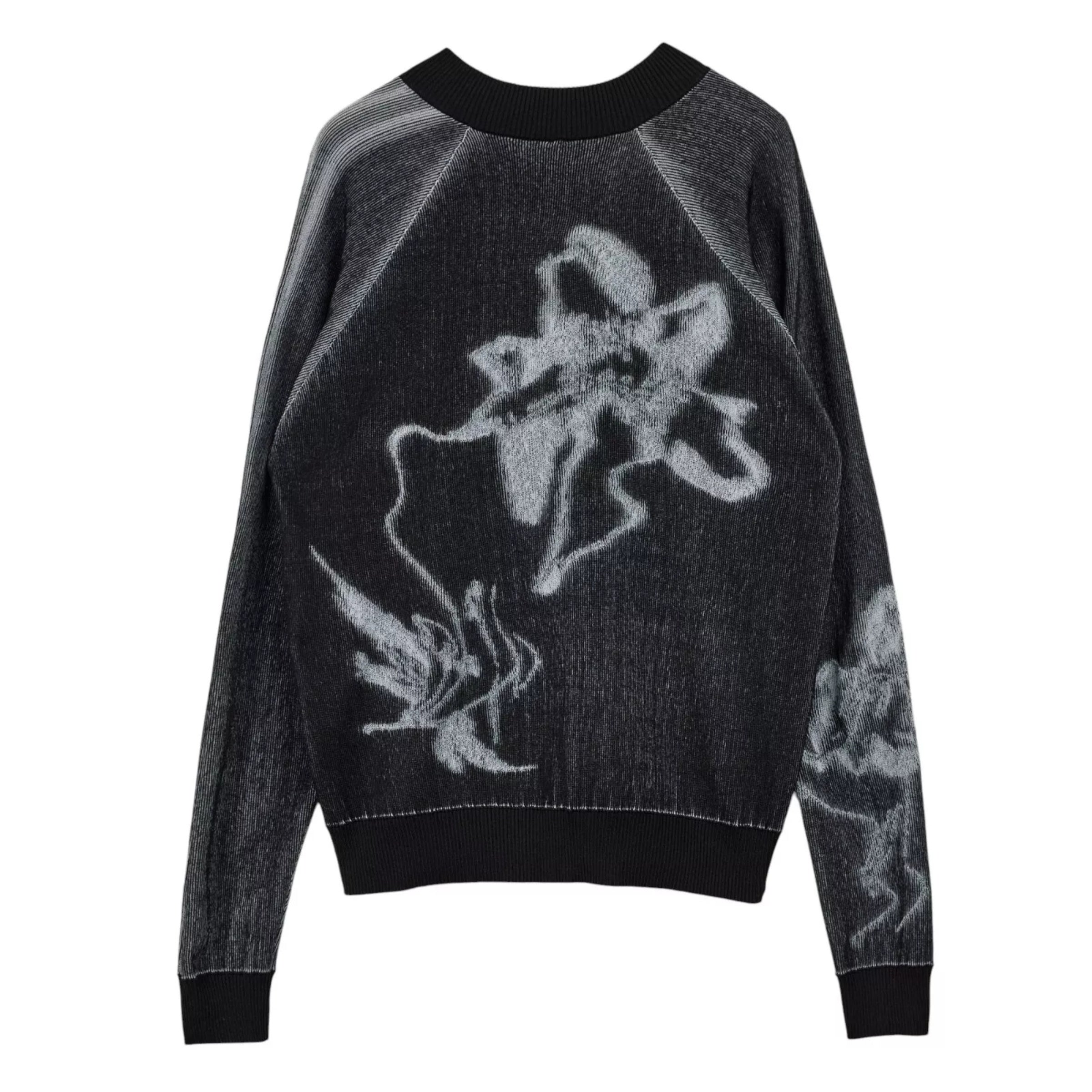 Adidas Cardigan Gfx Knit Black