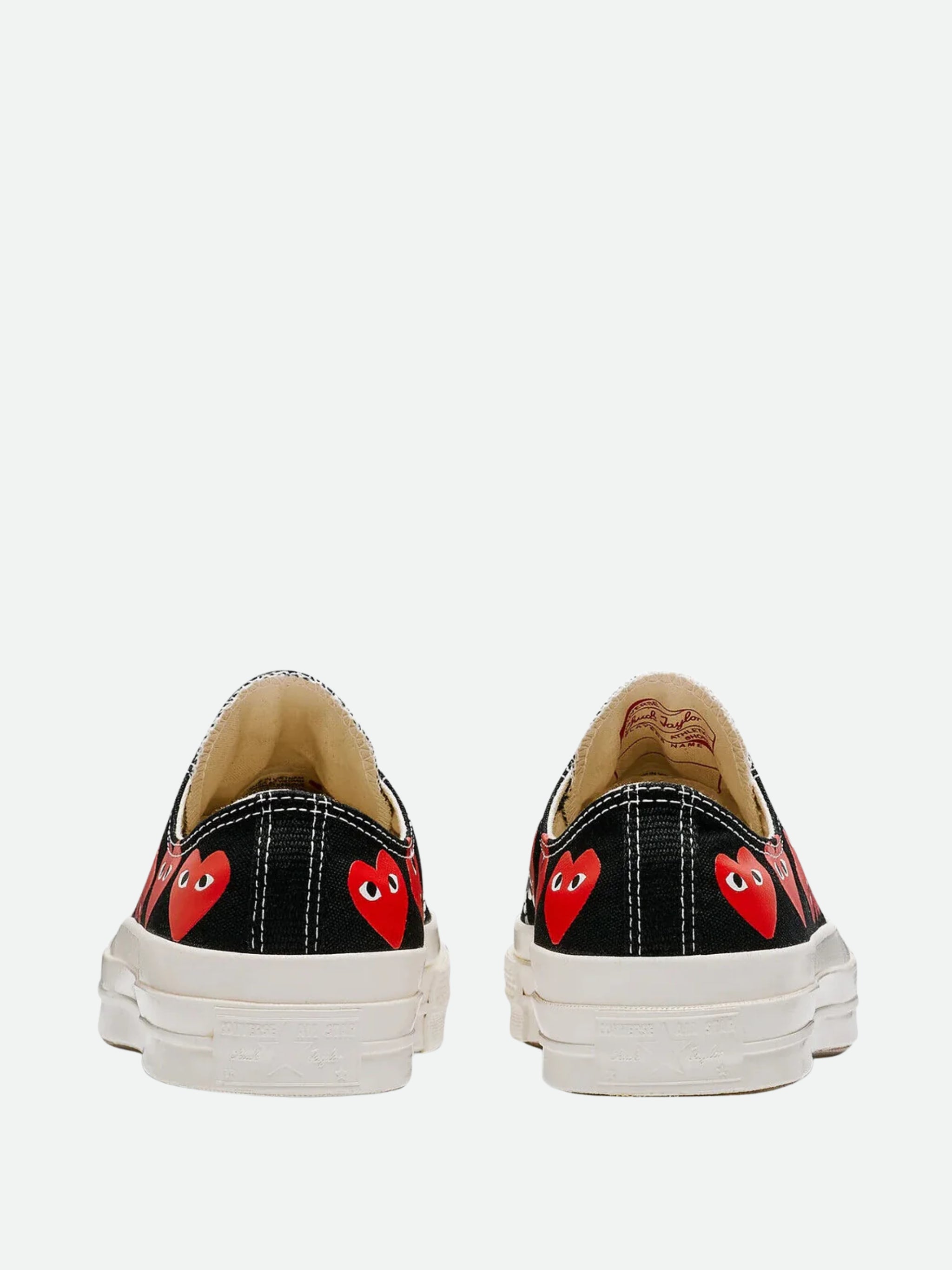 Comme Des Cargons Sneaker Ladies X Converse Play Hearts Black