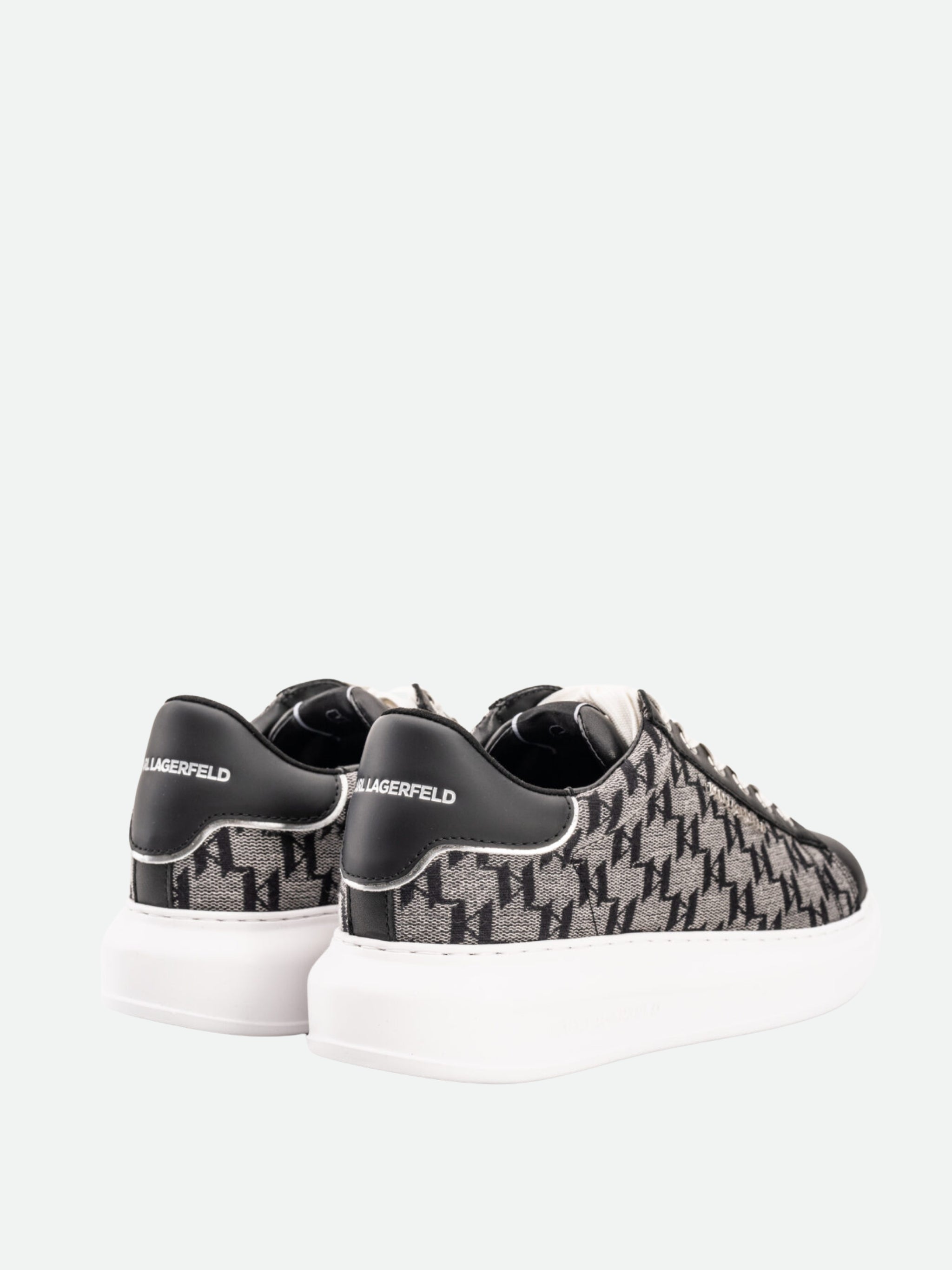 Karl Lagerfeld Sneakers Kapri KL561 Jacquard Lo Lace Black