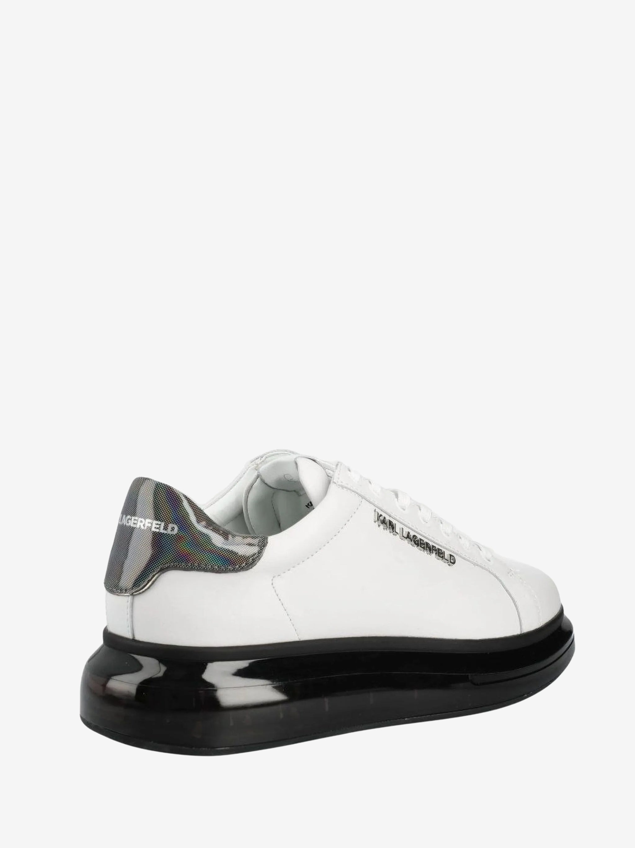 Karl Lagerfeld Sneaker Kl583 Kapri Kushion Lo Lace Lthr White-Black