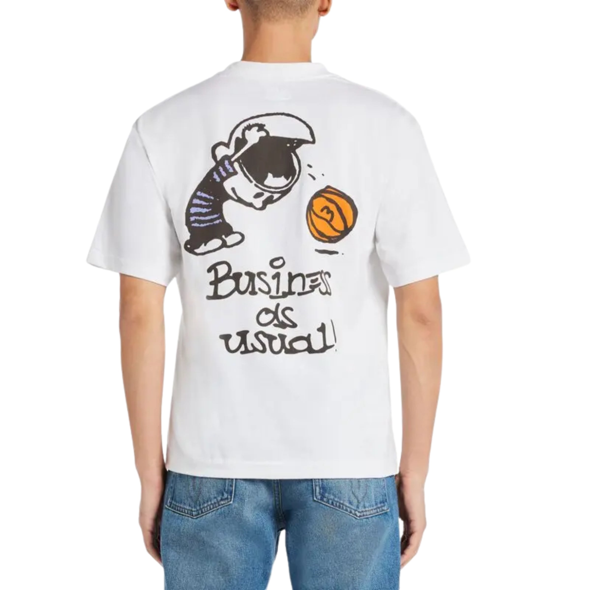 Market T-Shirt Business As Usual White