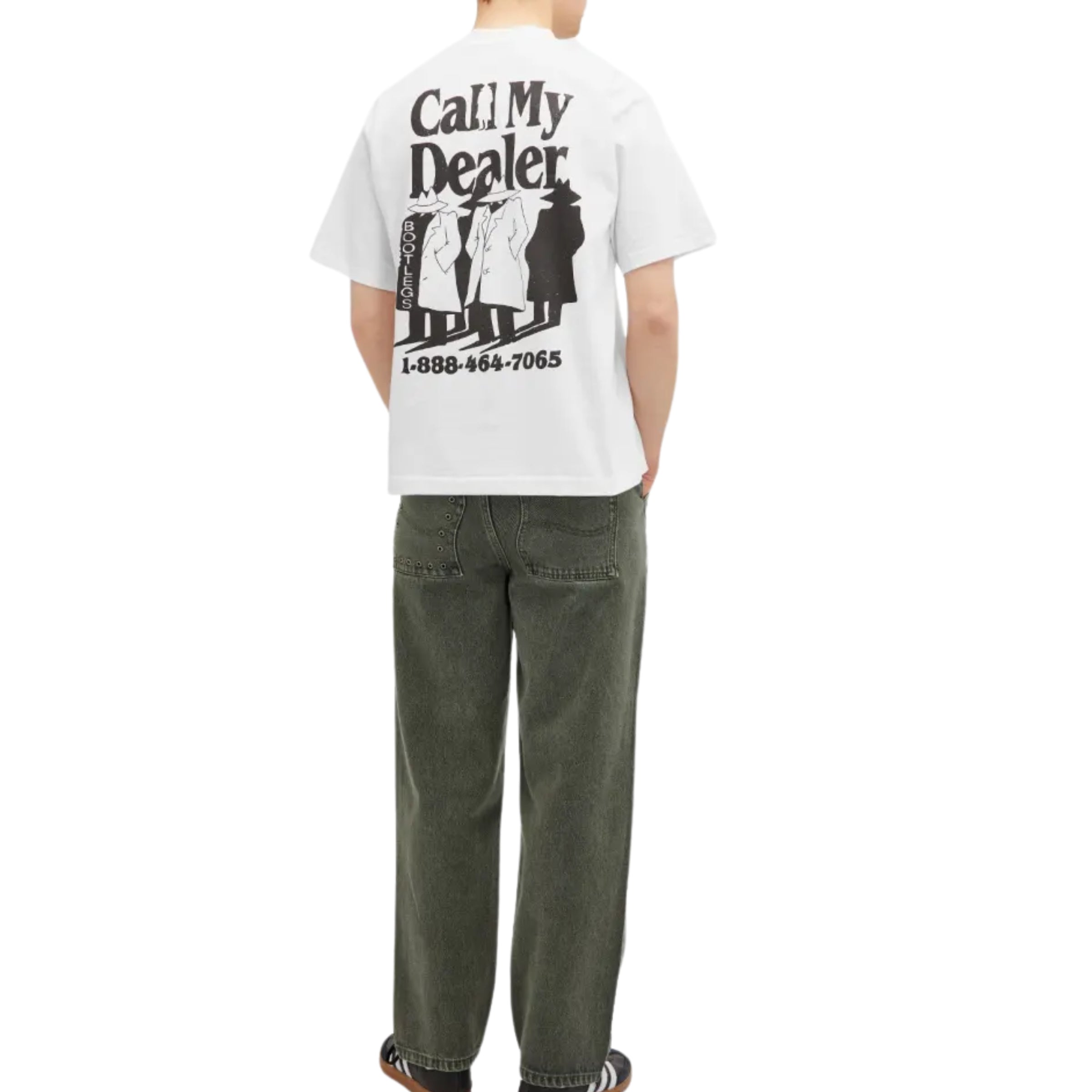 Market T-Shirt Call My Dealer White