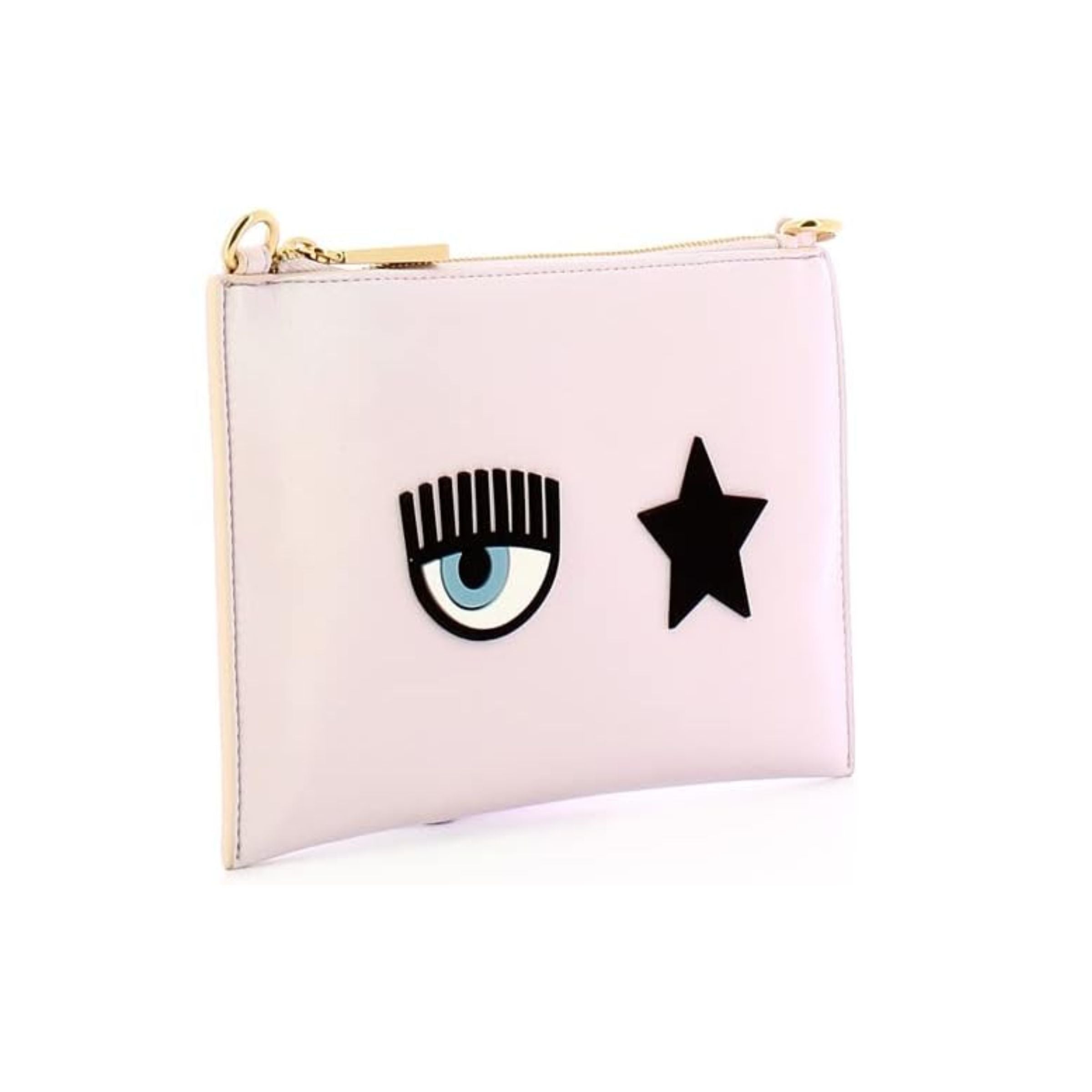 Chiara Ferragni Bag Purse Eye Star Logo Grey