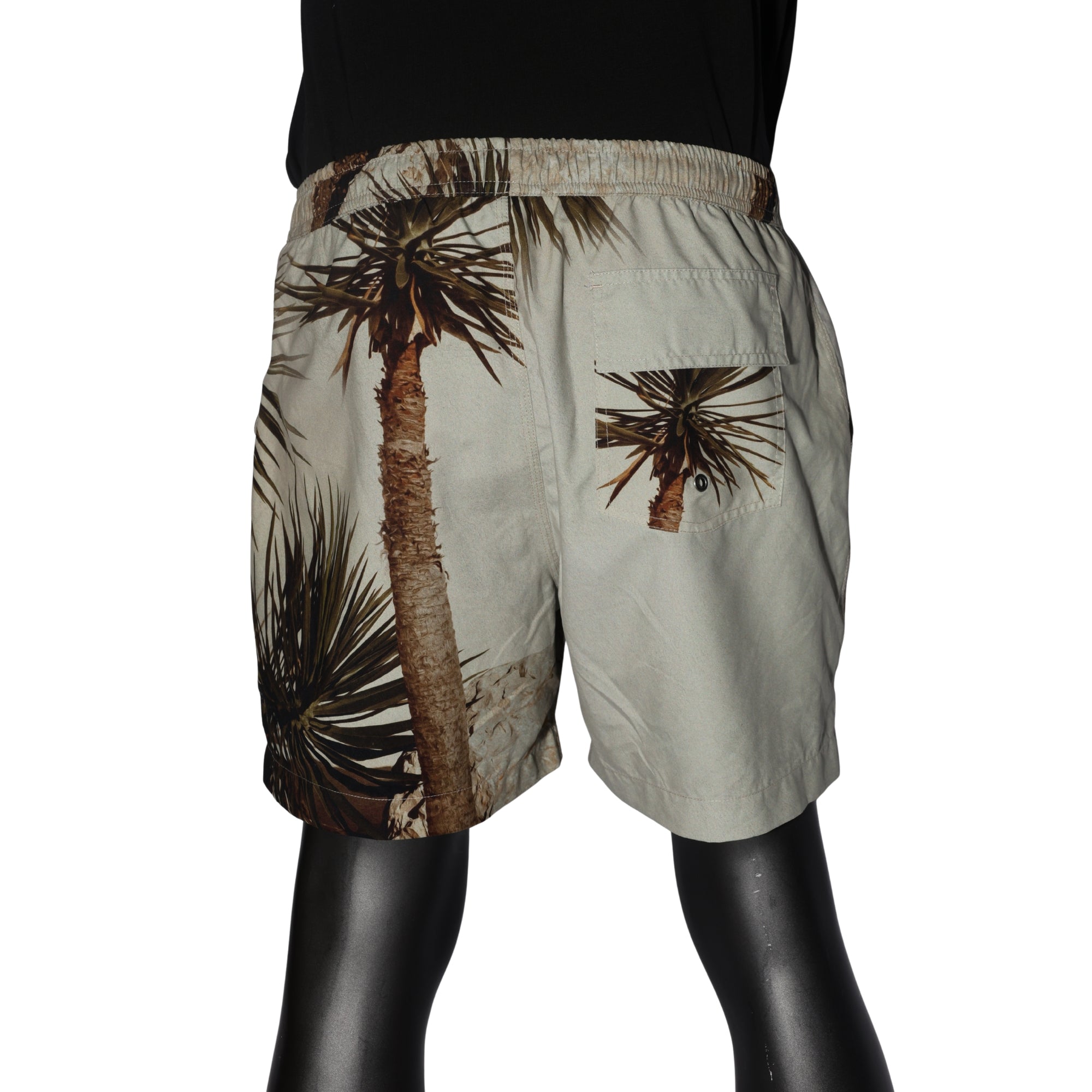 Blue Sky Inn Short Palm Print Beige