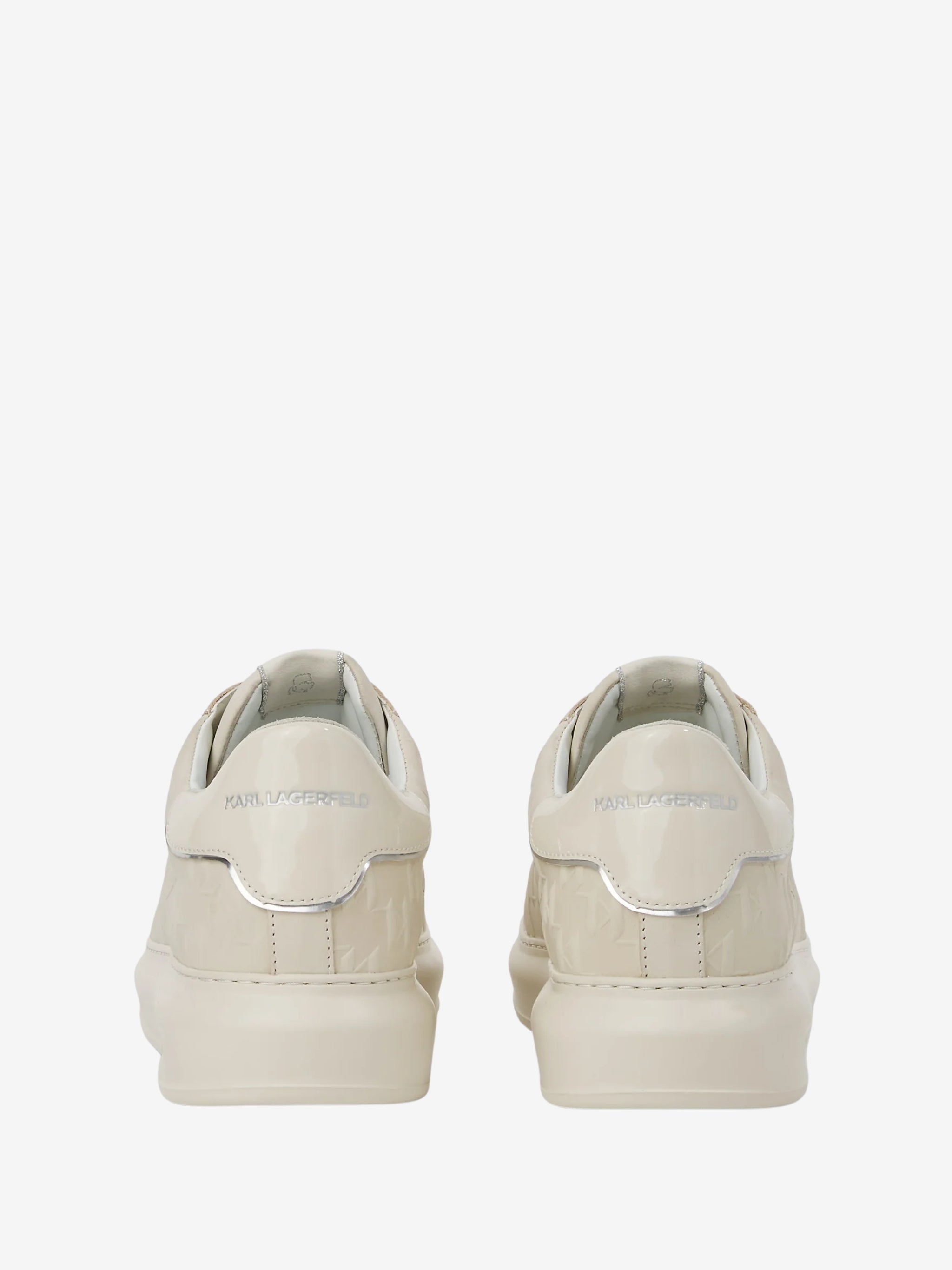 Karl Lagerfeld Sneaker Kl581 Kapri Monogram Emboss Lo Off White Nubuck