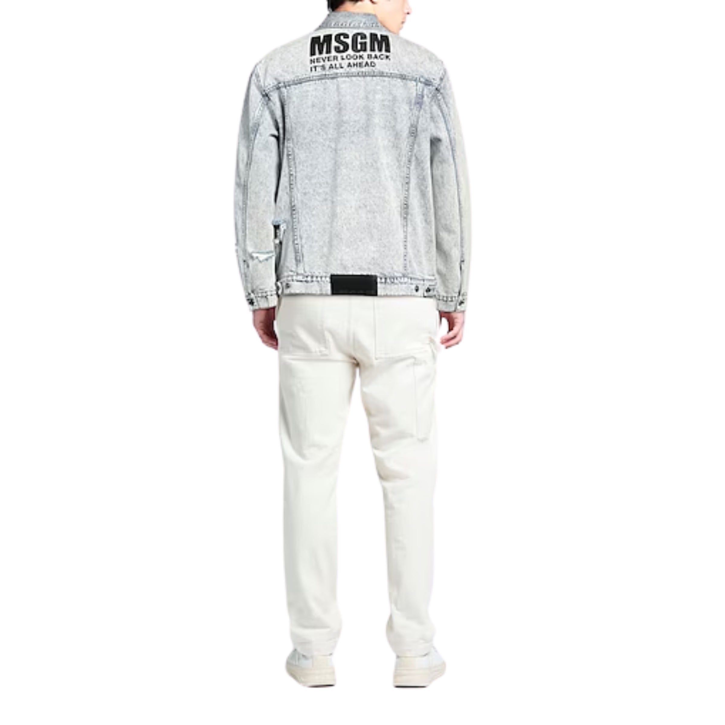 Msgm Jacket Giubbino Denim