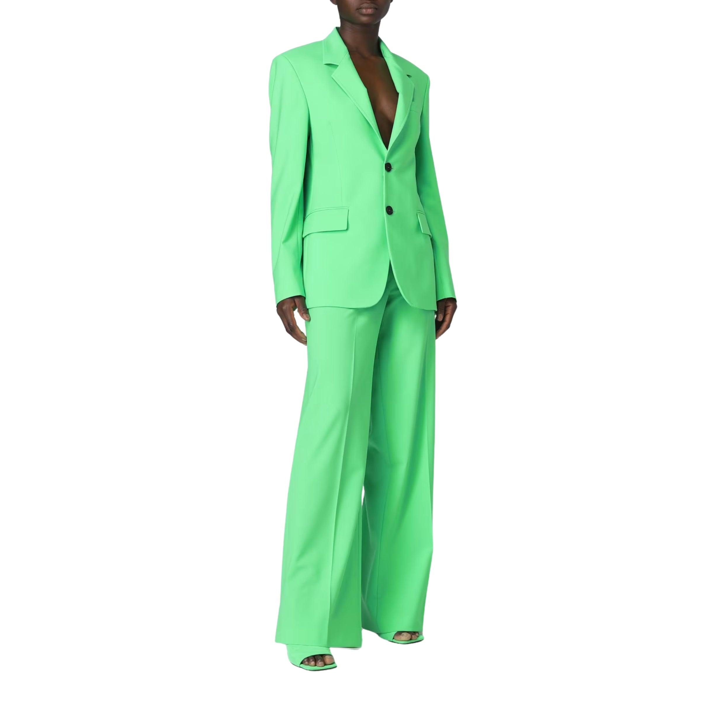 Msgm Blazer Ladies Two Button Mint