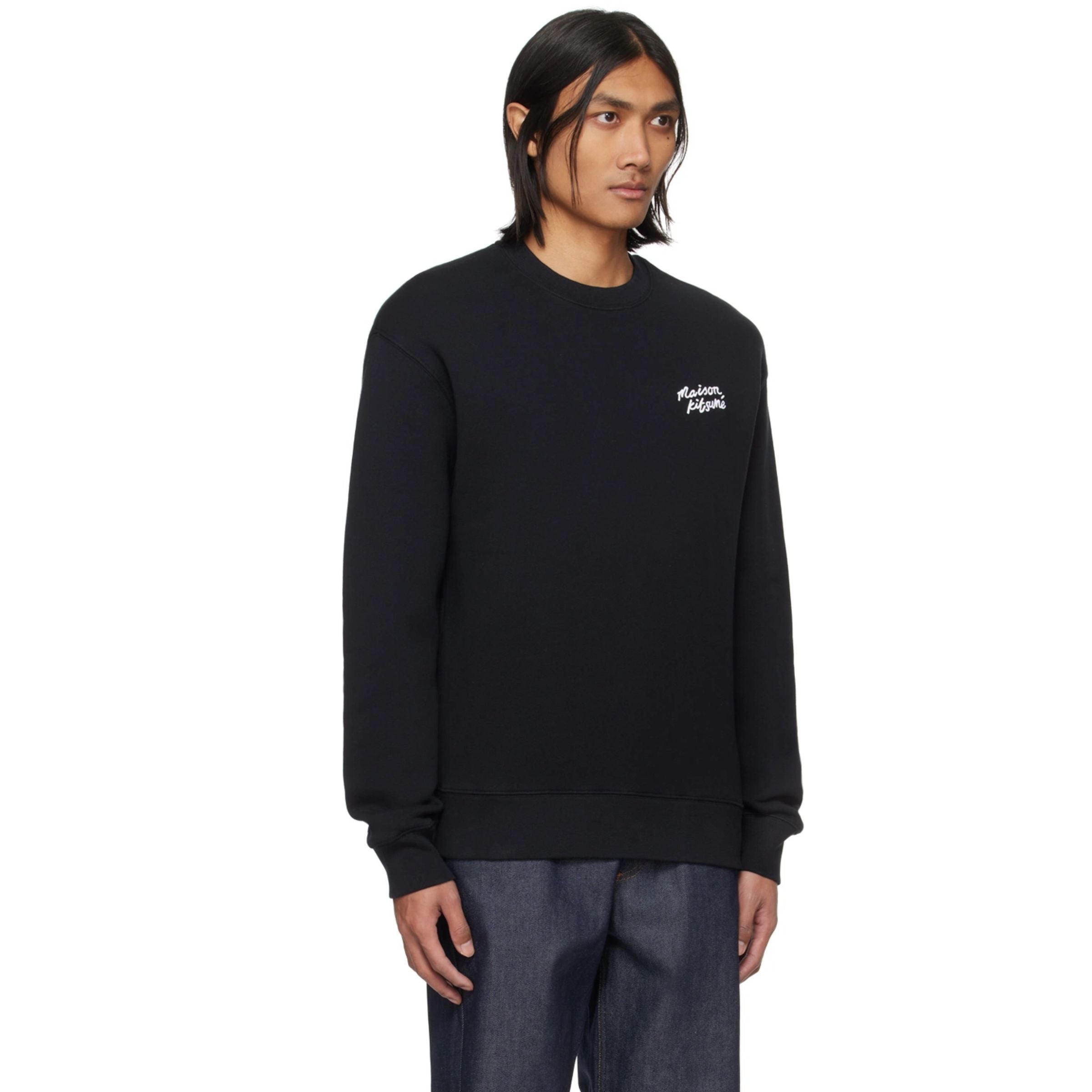 Maison Kitsune Sweater Logo Black