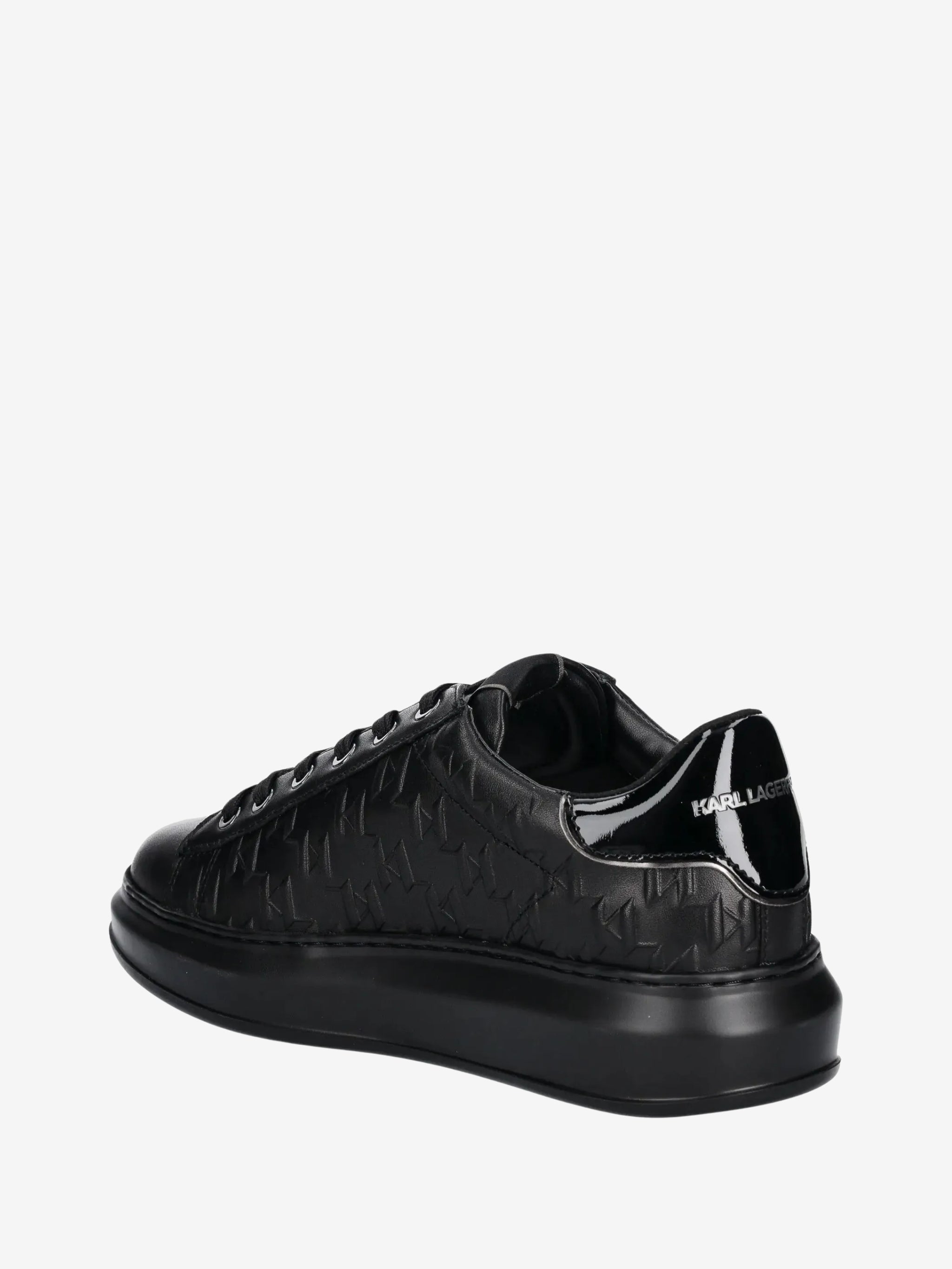 Karl Lagerfeld Sneaker Kl578 Kapri Monogram Emboss Lo Black-Mono