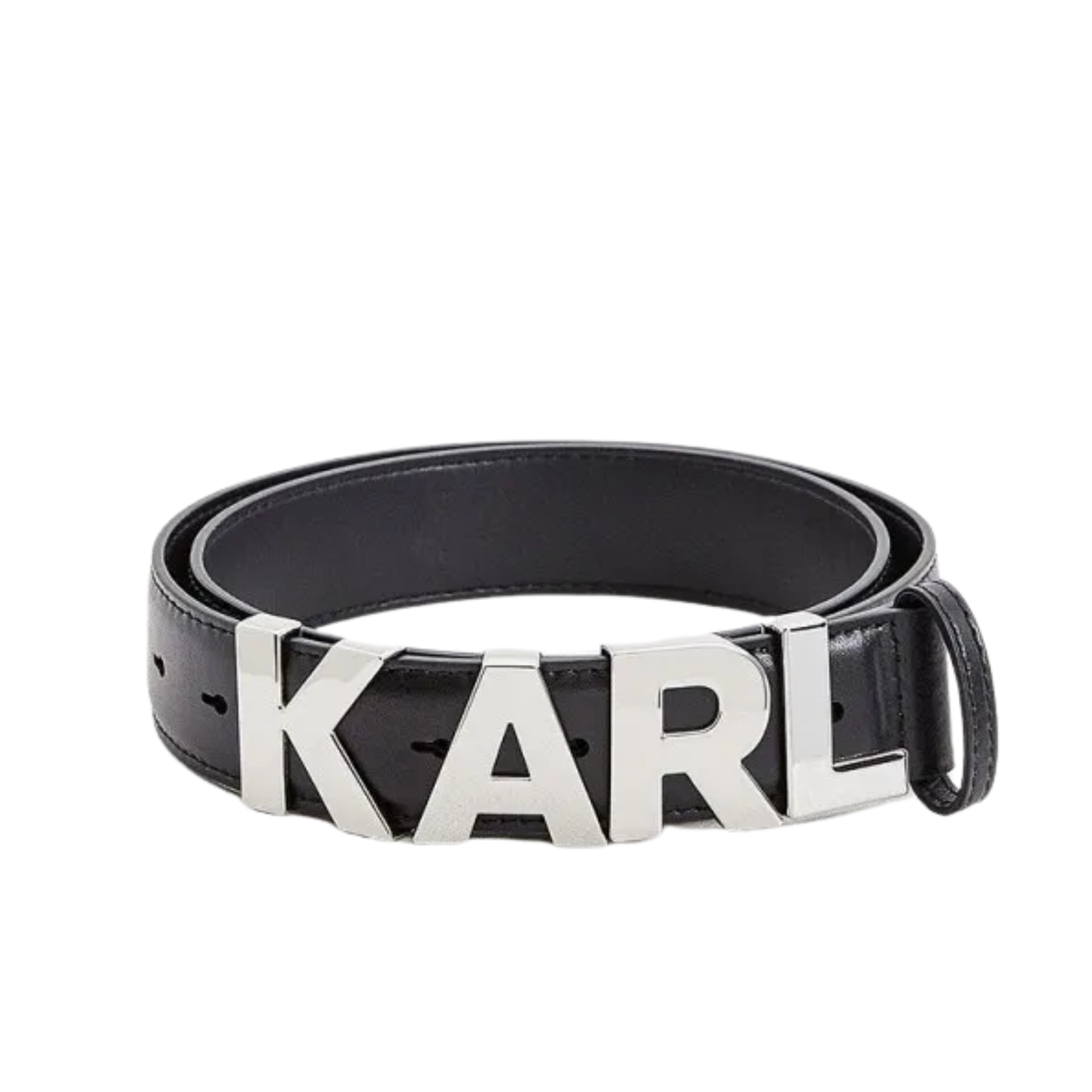 Karl Lagerfeld Belt Logo Black