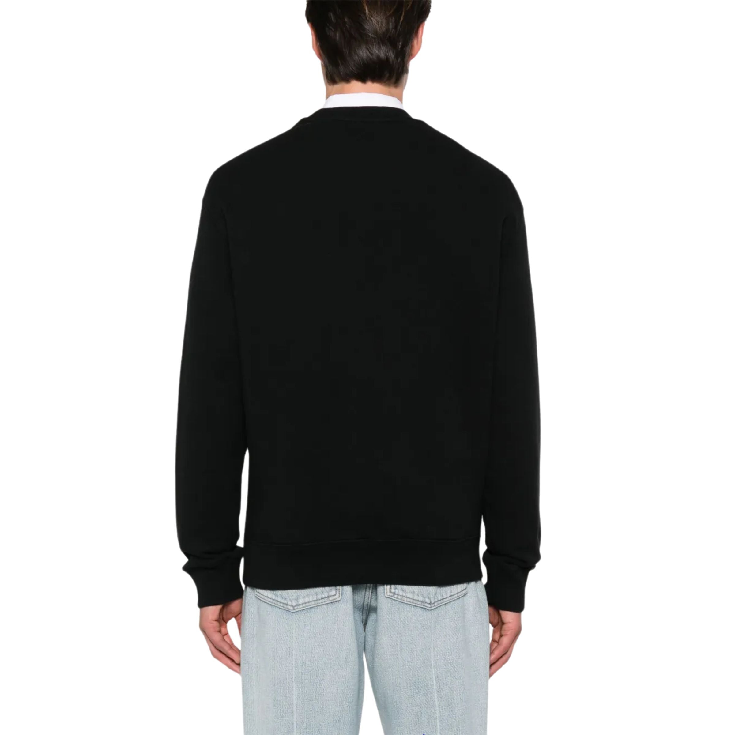 Maison Kitsune Sweater Speedy Fox Patch Black