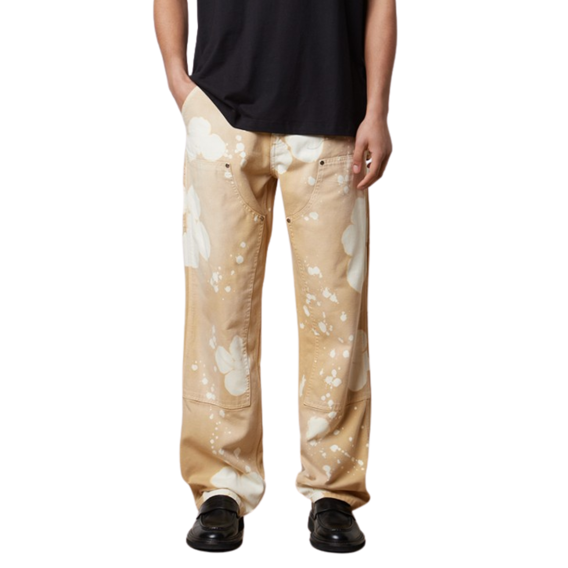 Msgm Pants Ladies Floral Sand