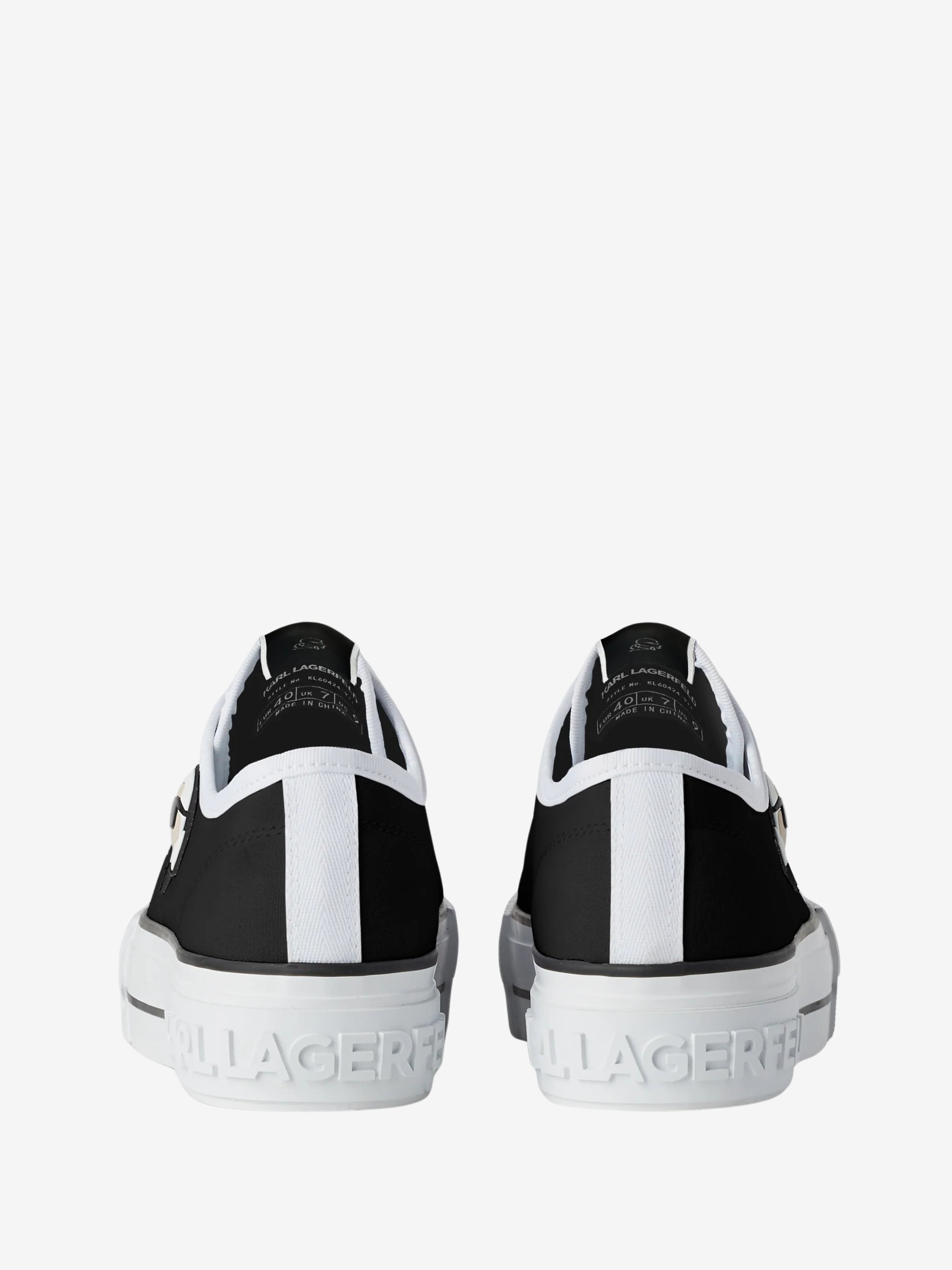 Karl Lagerfeld Sneaker Klls61 Kampus Max Nft Patch Lo Lace Black Canvas