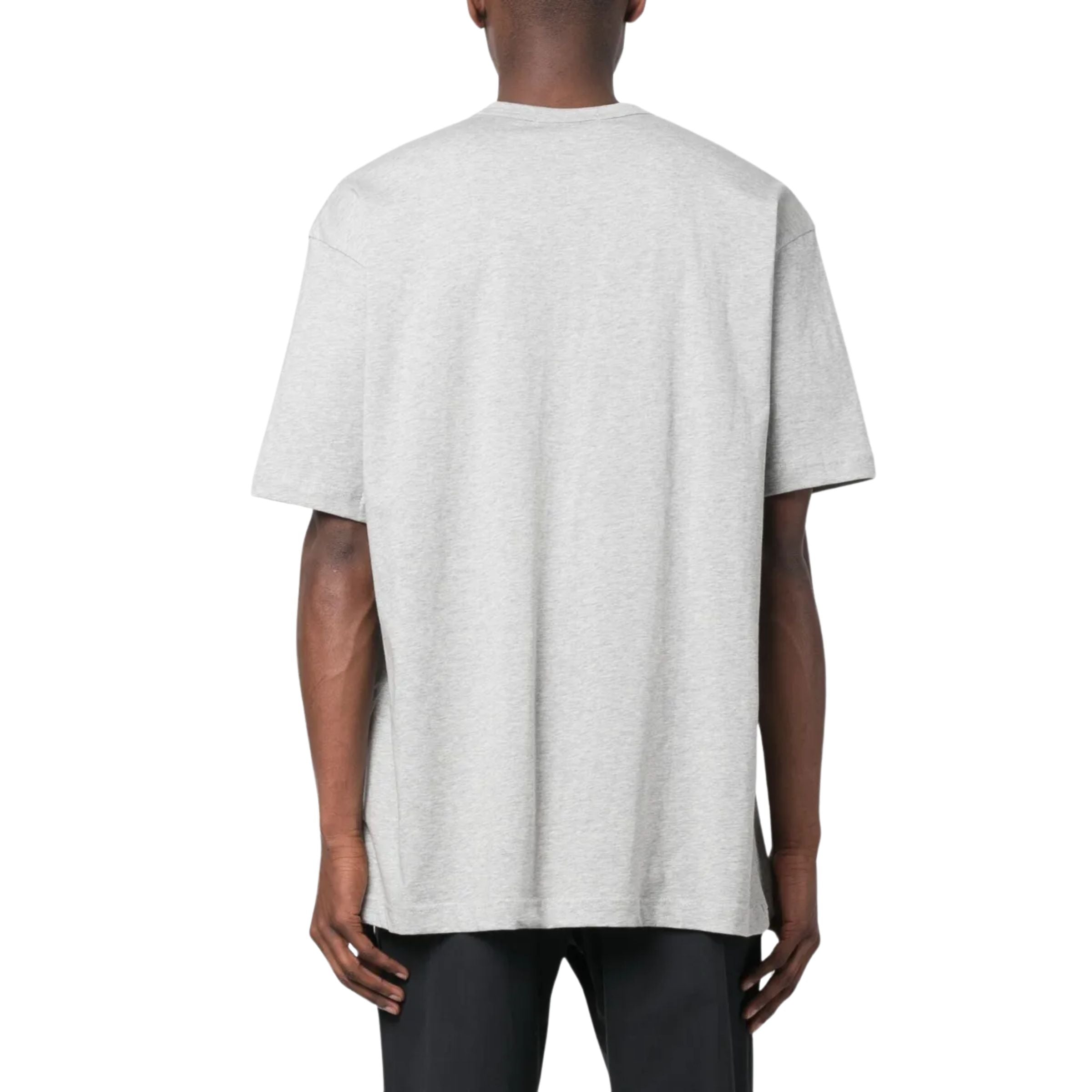 Comme Des Garcons T-Shirt Logo Mini Berry Grey